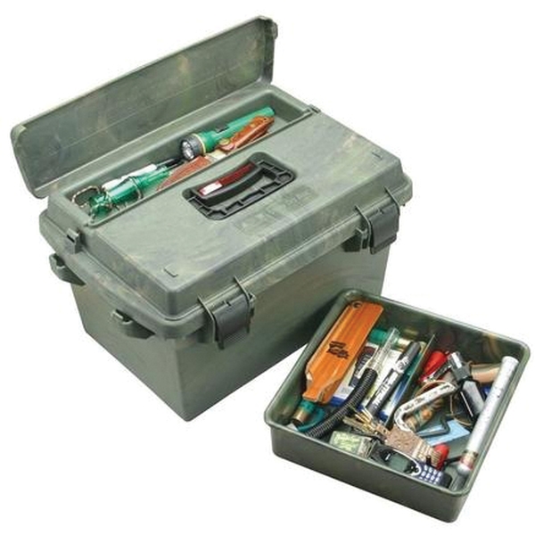 MTM Case Gard Sportsmen's Plus 19" x 13" x 10.40" O-Ring Sealed Utility Dry Box, Wild Camouflage