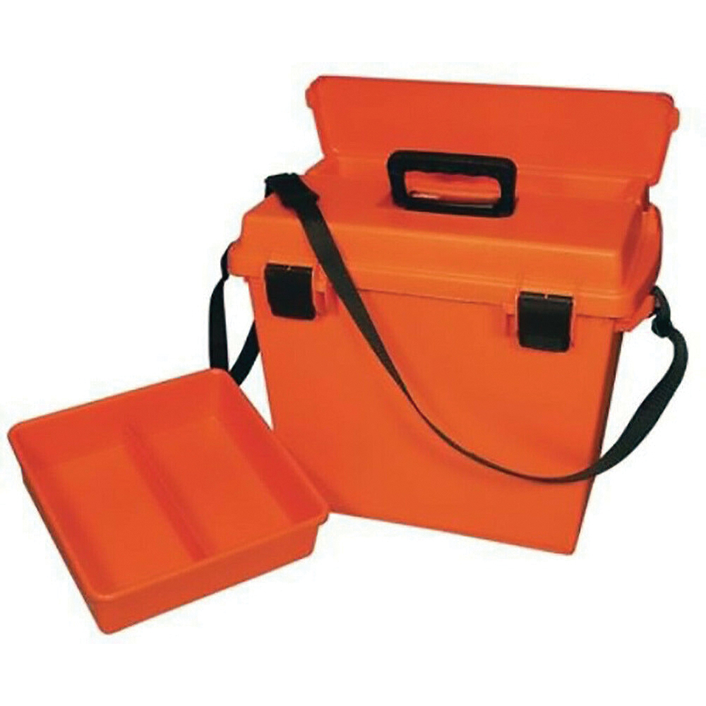 MTM Case Gard Sportsmen's Plus 19" x 13" x 15.10" O-Ring Sealed Utility Dry Box, Orange - Mtm Case Gard