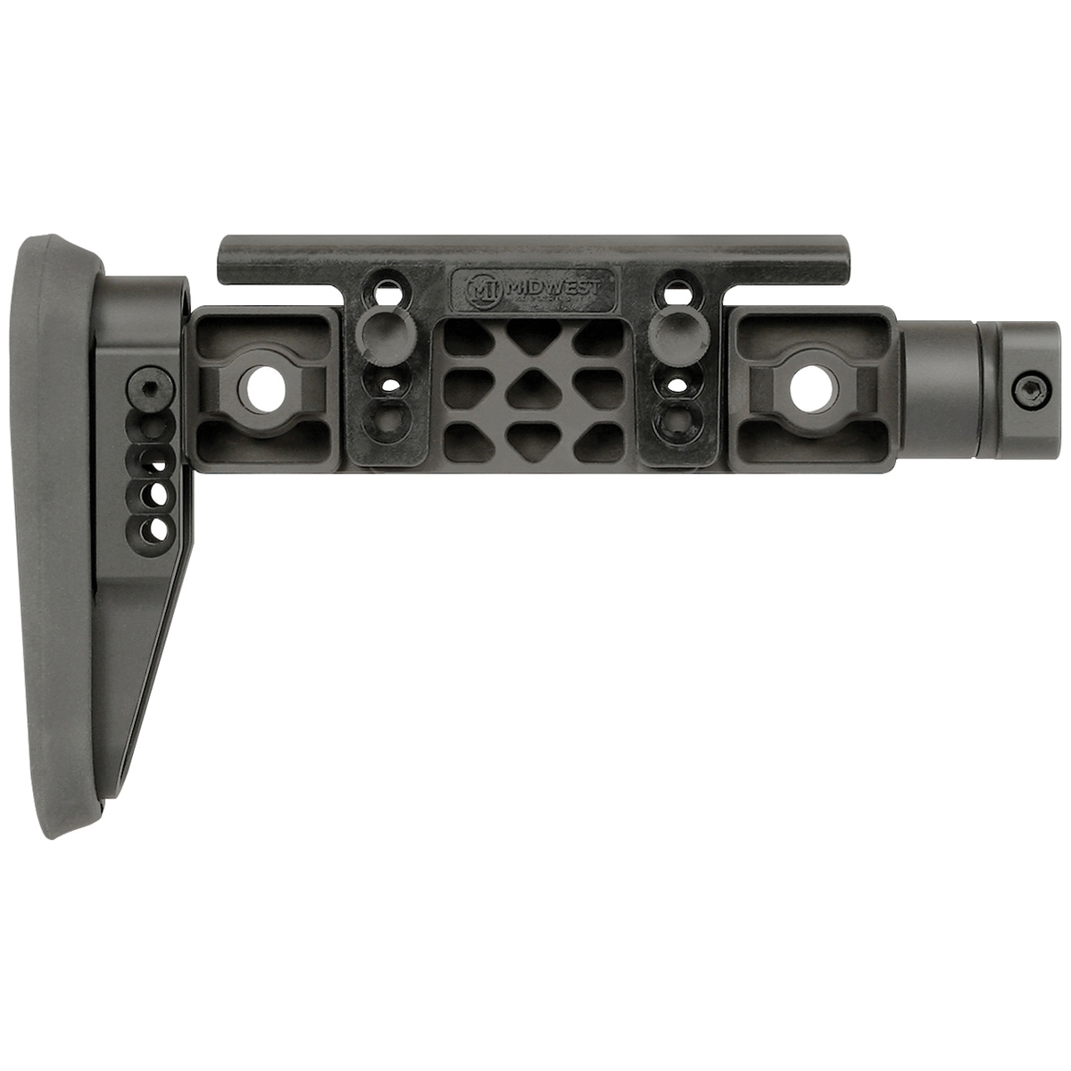 Midwest Industries Alpha Fixed Picatinny Attachment Beam Stock Black - Midwest Industries
