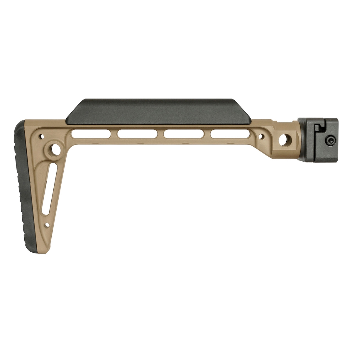 Midwest Industries Minimalistic Side Folding Stock Flat Dark Earth - Midwest Industries