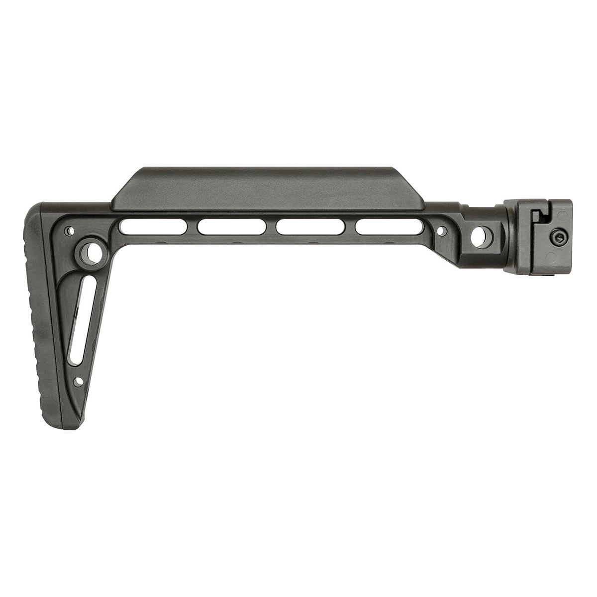 Midwest Industries Minimalistic Side Folding Stock Black - Midwest Industries