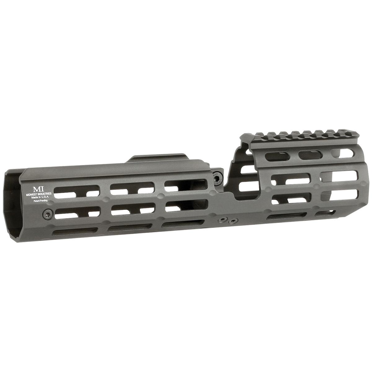 Midwest Industries M-LOK Free Float/M-LOK Suppressor Handguard 10.38", Black - Midwest Industries