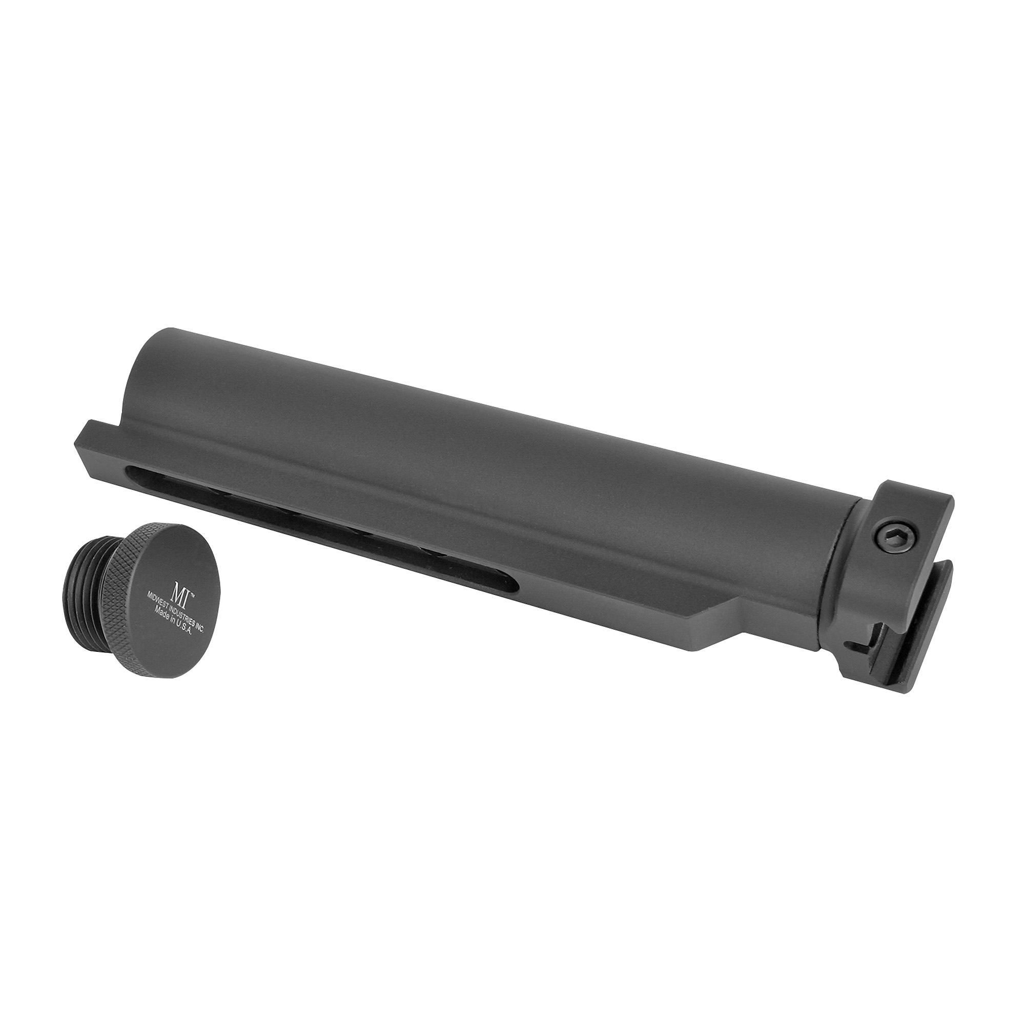 Midwest Industries Stock Tube Adaptor, Fits Picatinny, Black