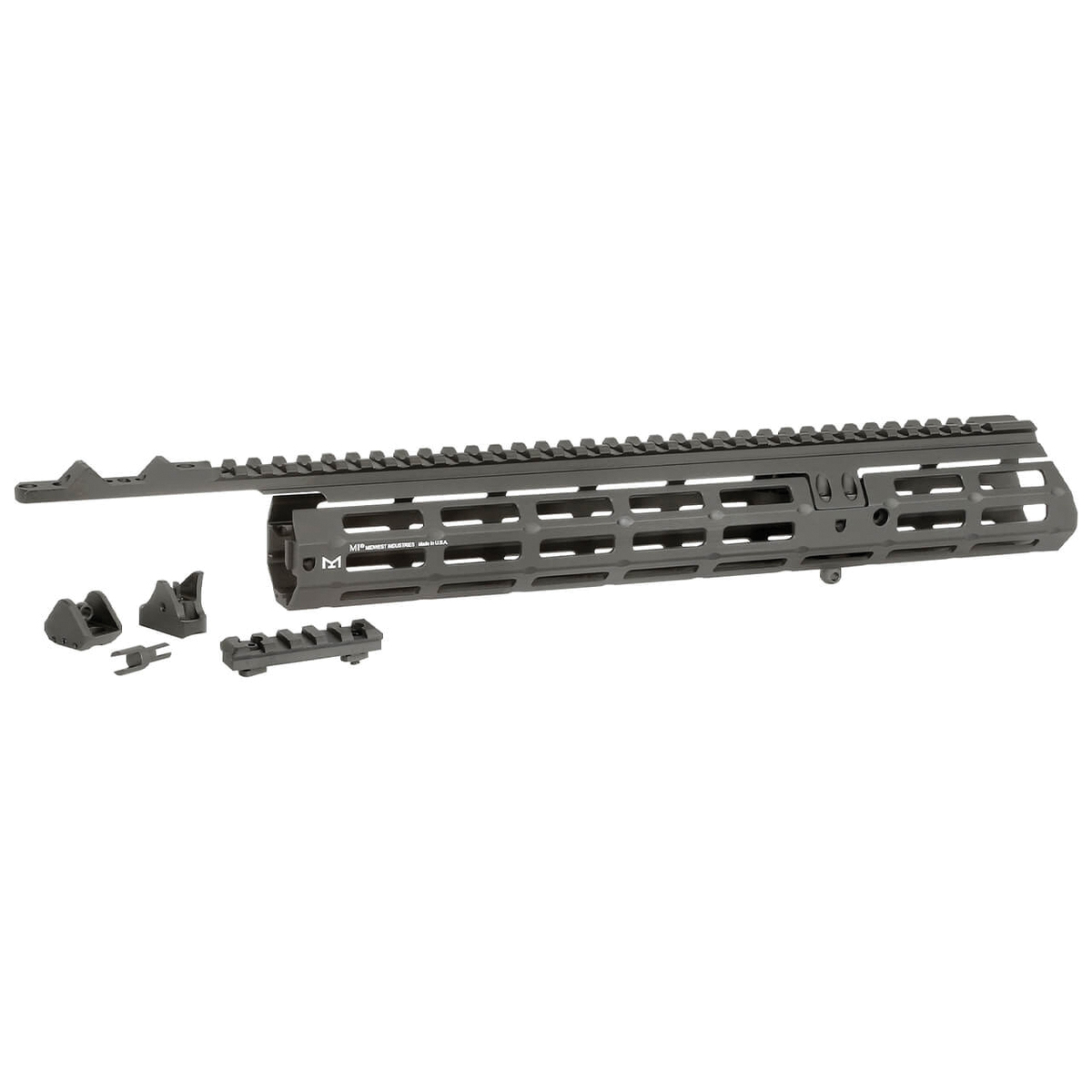 Midwest Industries Extended Handguard Sight System 13.63", Black - Midwest Industries
