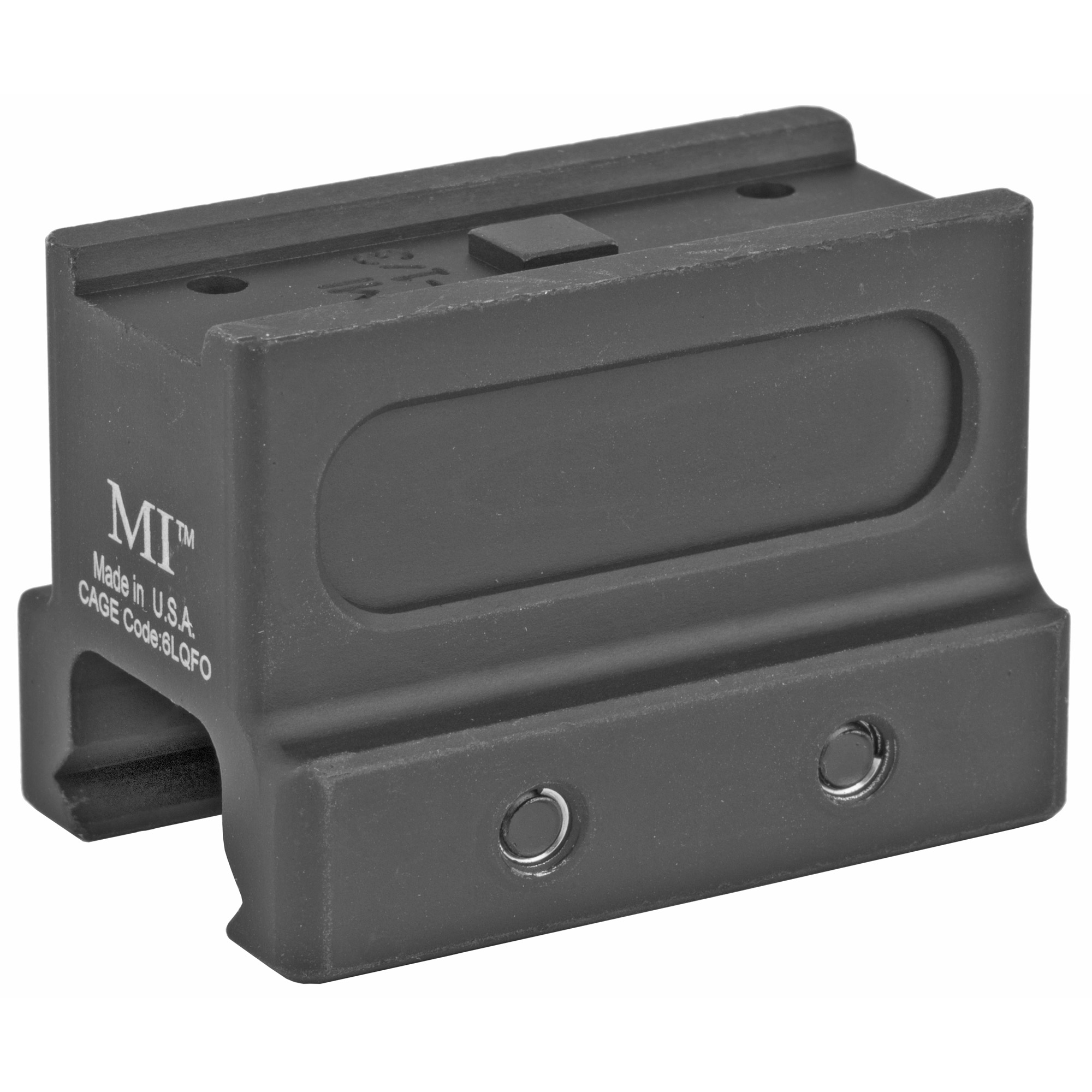 Midwest Industries Lower 1/3 Mount, Aluminum, Black Anodized Finish, Fit Aimpoint T-1 - Midwest Industries