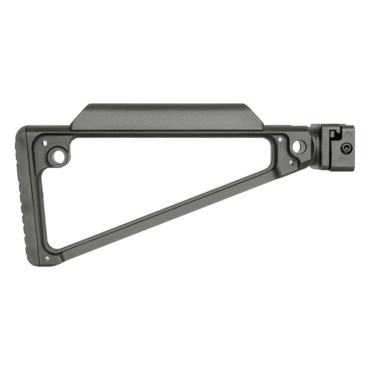 Midwest Industries Triangle Side Folding Stock Black - Midwest Industries