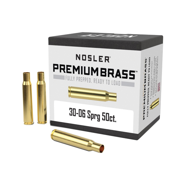 Nosler .30-06 Springfield Large Rifle Premium Brass, 50rds