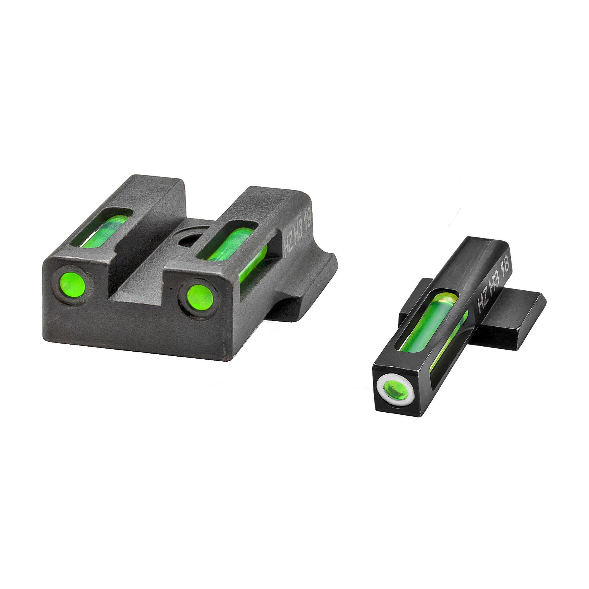 Hi-Viz LightWave H3 S&W M&P 9 SHIELD EZ Green, Green Front/Rear 9EZN321 - Hiviz