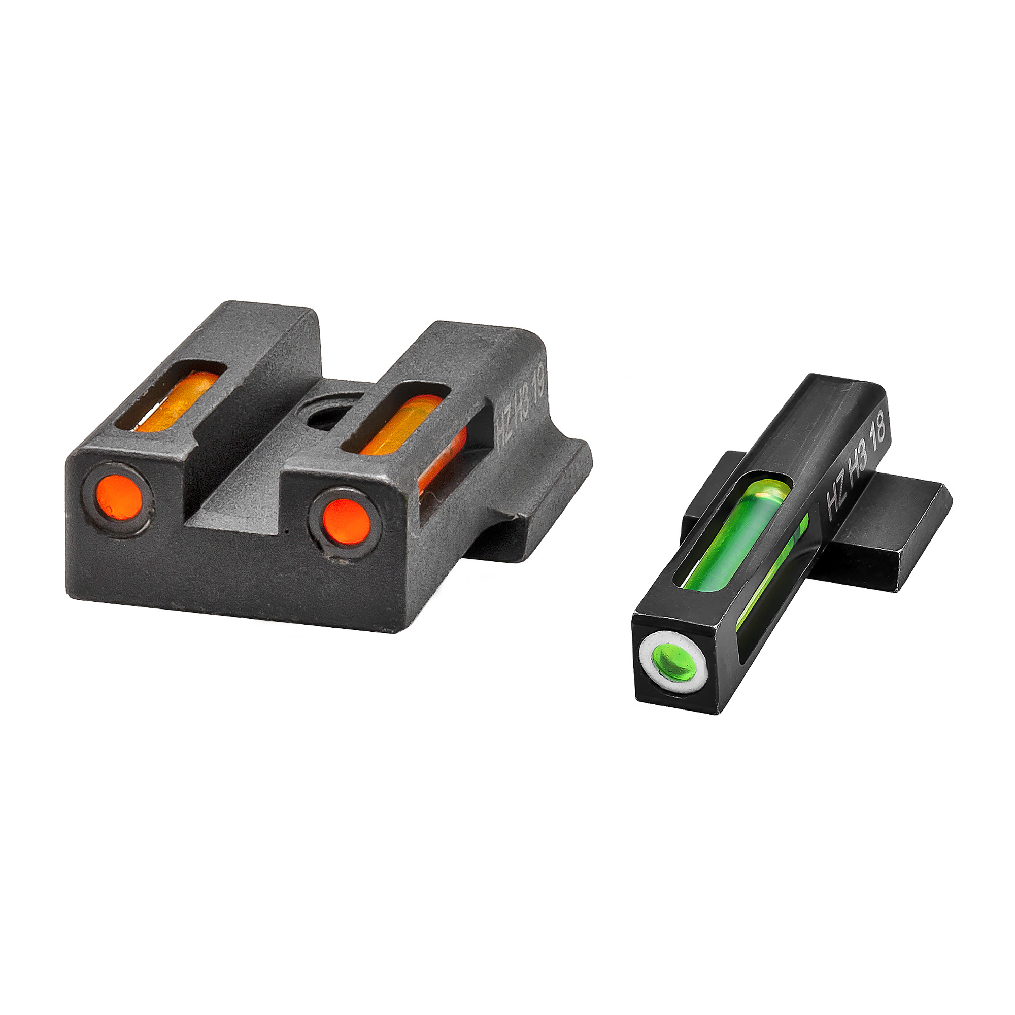 Hi-Viz LightWave H3 S&W M&P 9 SHIELD EZ Green, Orange Front/Rear 9EZN421 - Hiviz