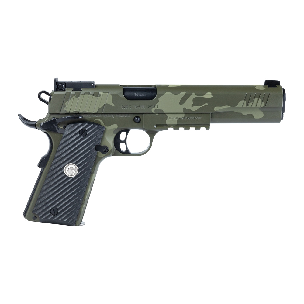 Girsan MC1911S Hunter 10mm 6" 8rds, OD Green Camouflage - Girsan