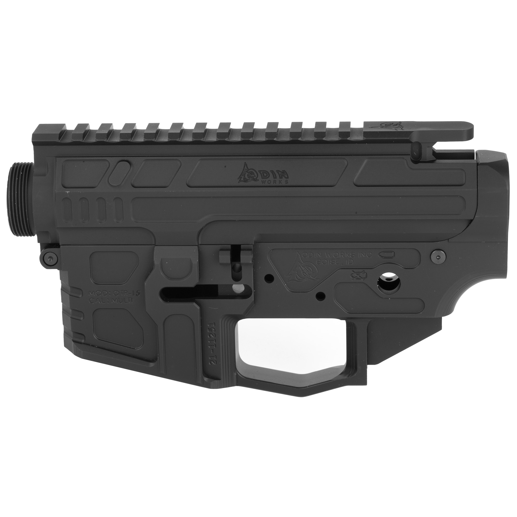 Odin Works OTR-15 .223 Remington AR Lower, Black - OTR15ReceiverSet - Odin Works