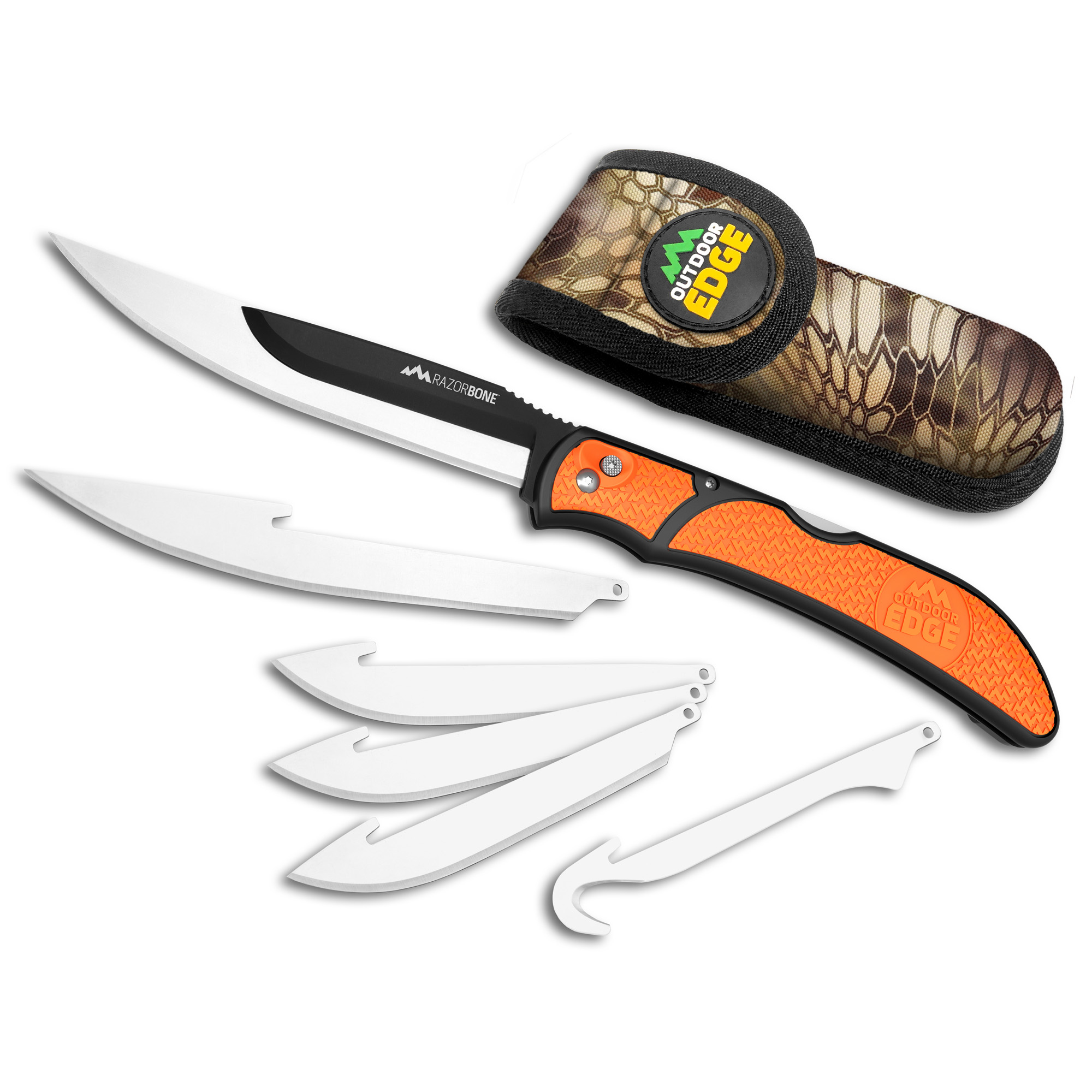 Outdoor Edge Razorwork 10.8" Knife, Black - RBB20C
