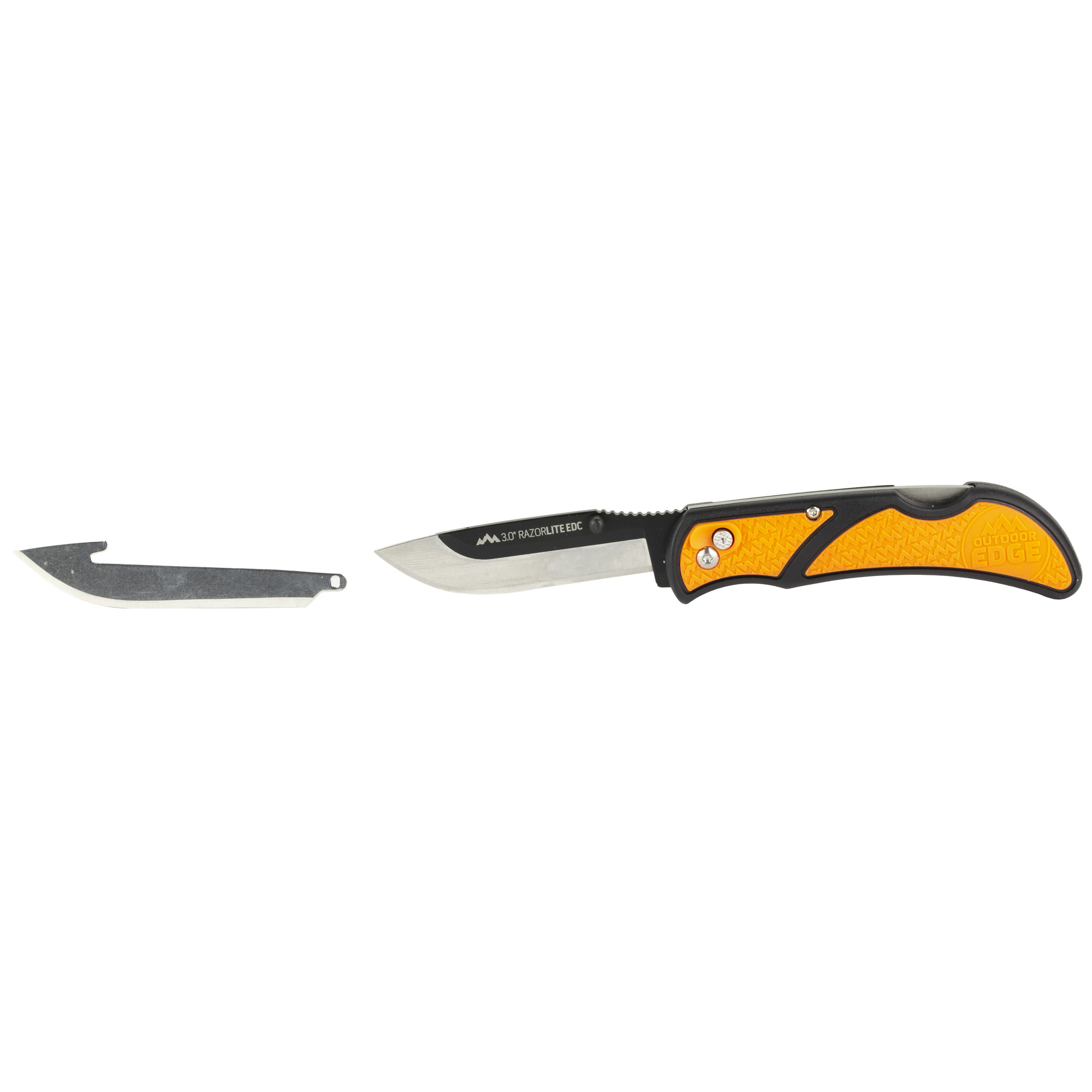 Outdoor Edge Razor EDC Lite 6.8" Knife, Black, Orange - RLB3030C - Outdoor Edge Knives