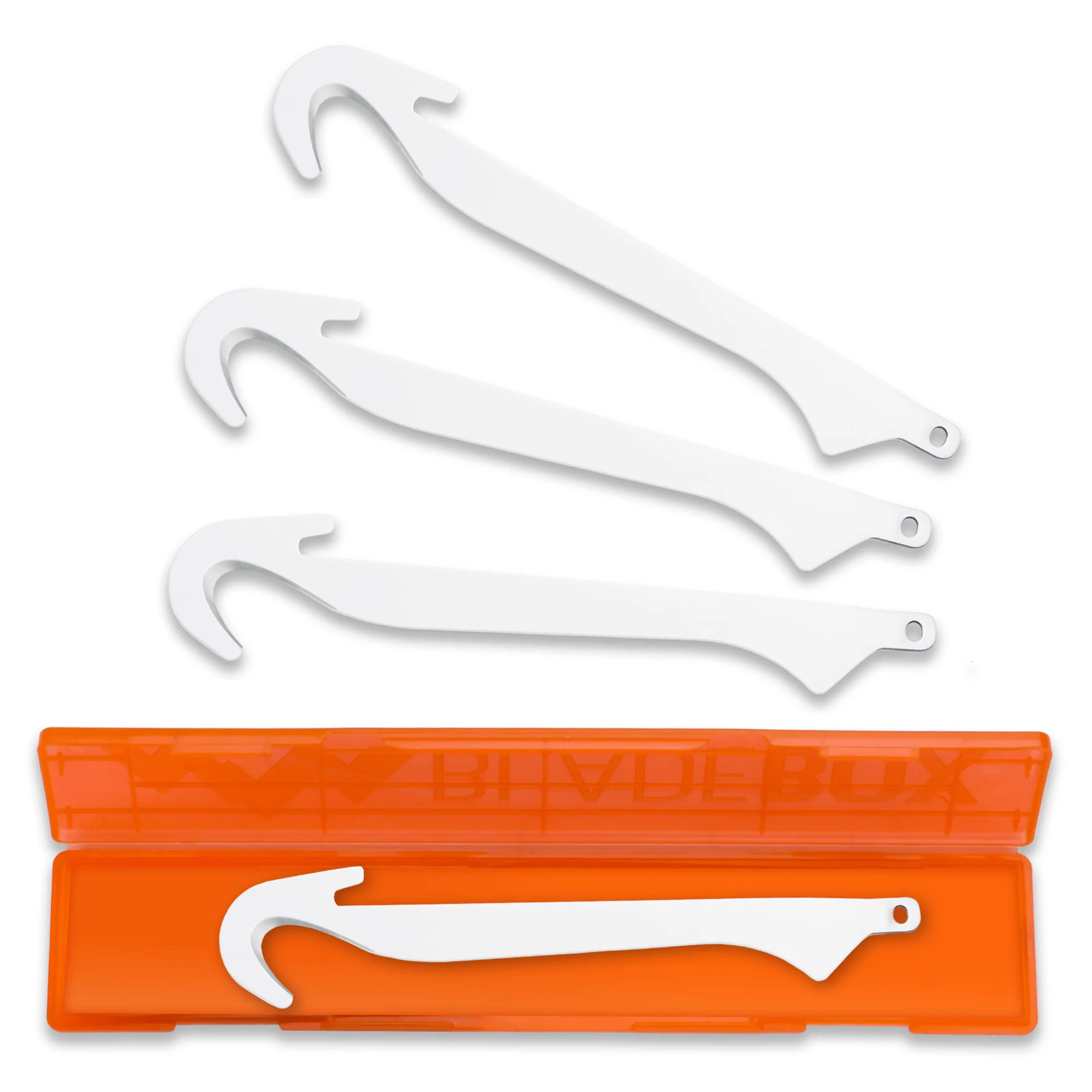 Outdoor Edge Razor Safe Replacement Blades, 4 x 3.5" Guthook Blades - RRG4 - Outdoor Edge Knives