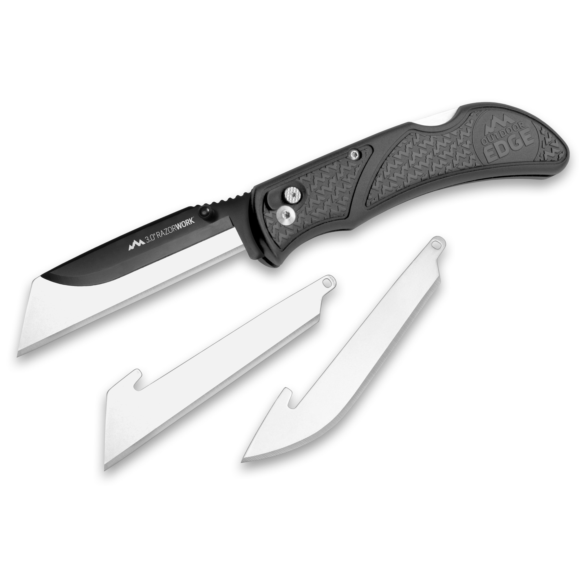 Outdoor Edge Razorwork 7.1" Knife, Black - RW3060C - Outdoor Edge Knives