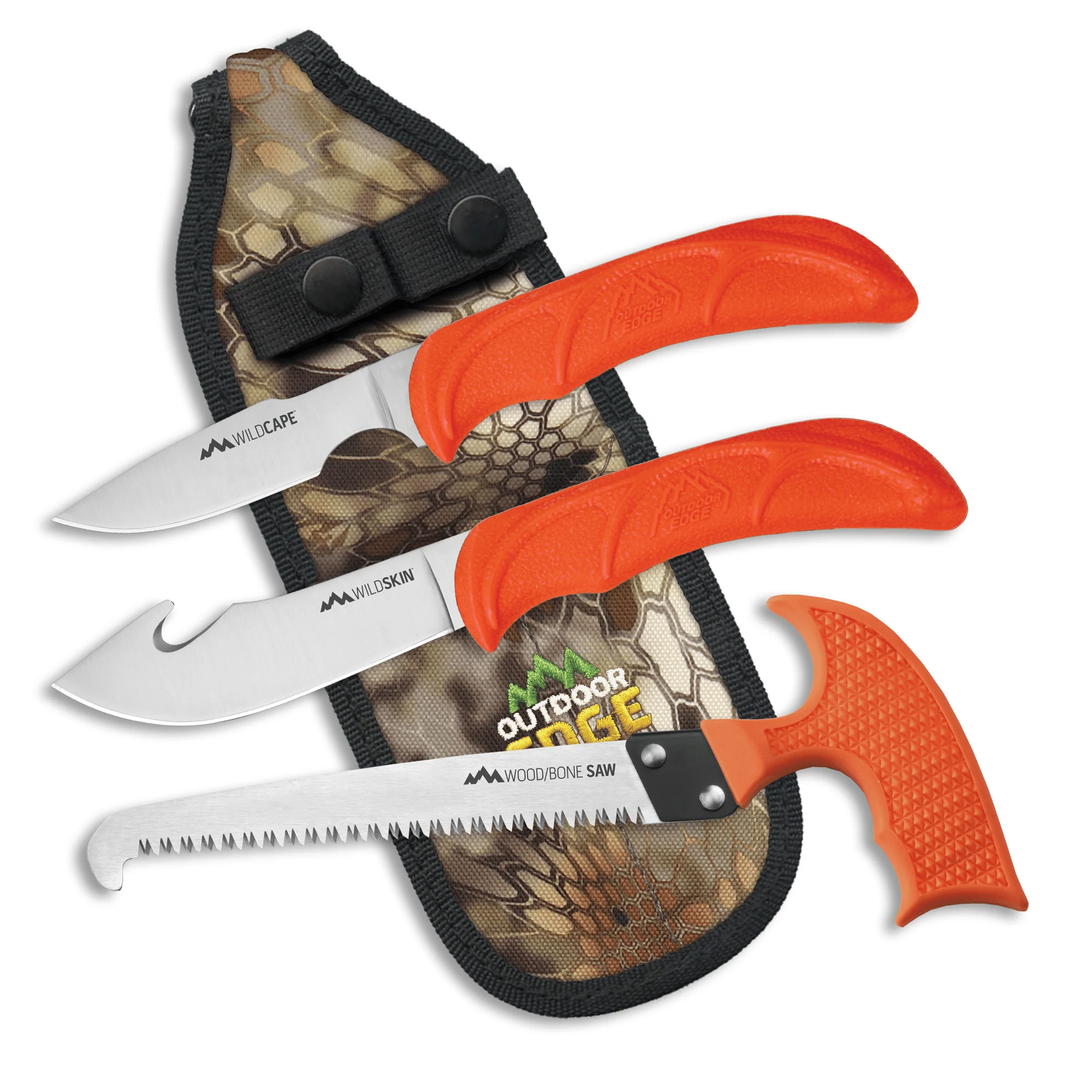 Outdoor Edge Wild Guide 8.5" Knife, Orange - WG10C - Outdoor Edge Knives