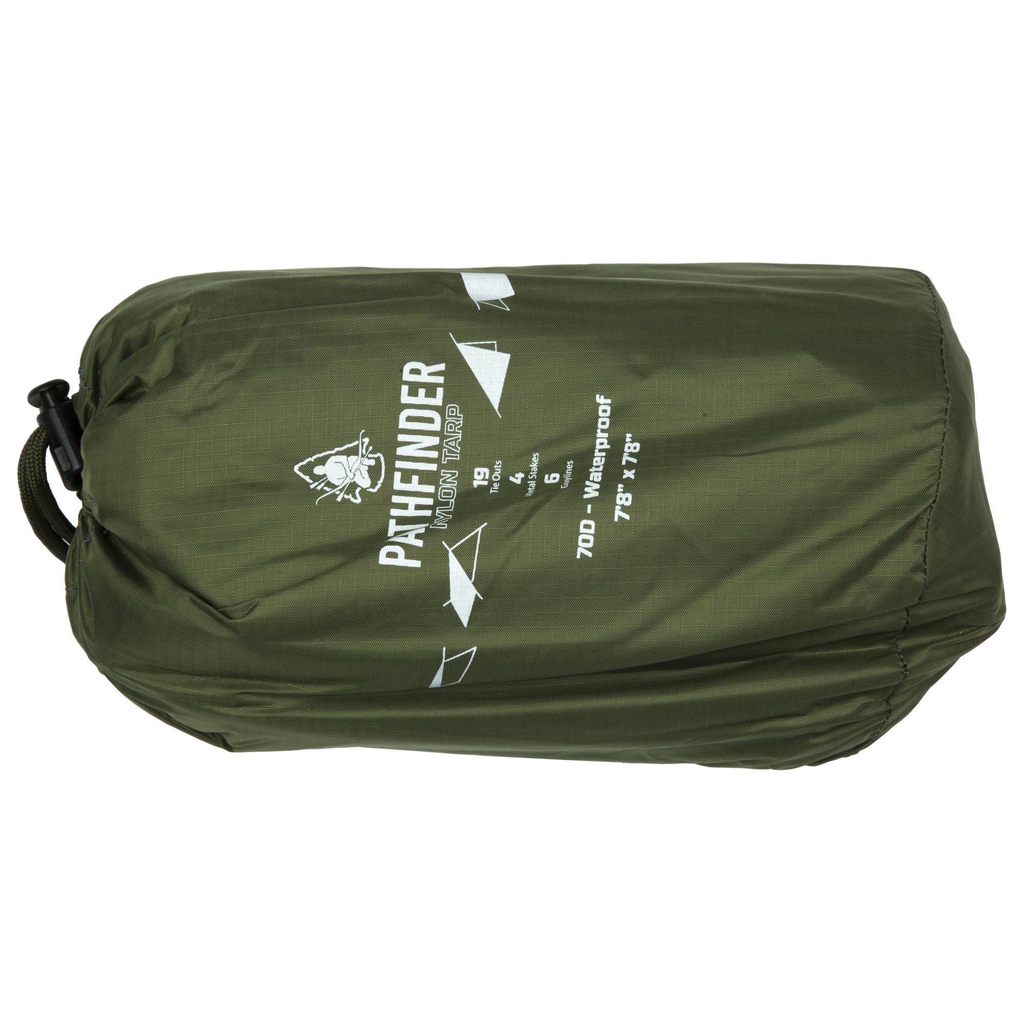 Pathfinder Nylon Tarp, Olive Drab Green - PFNTG108 - Pathfinder