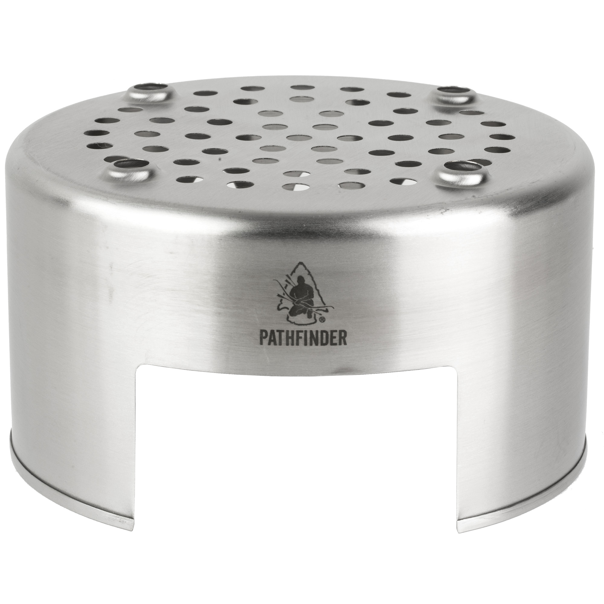 Pathfinder Bush Pot and Pan Stove, Stainless Steel - PFPS102 - Pathfinder