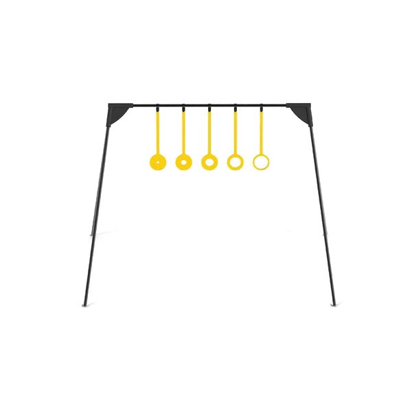 Caldwell Rimfire KYL Ring Challenge Target, Black/Yellow - Caldwell