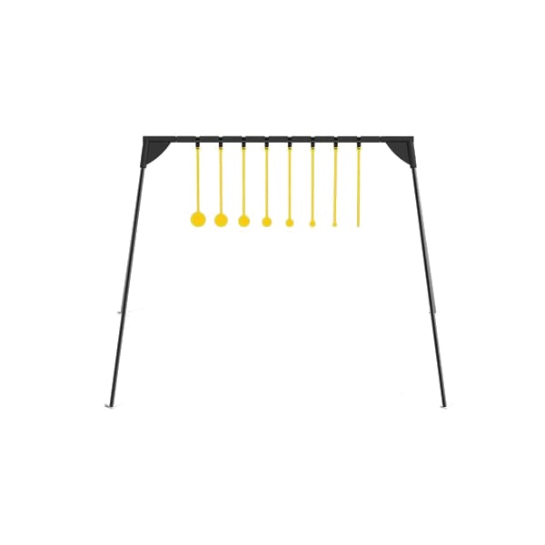 Caldwell Rimfire KYL Challenge Target, Black/Yellow - Caldwell