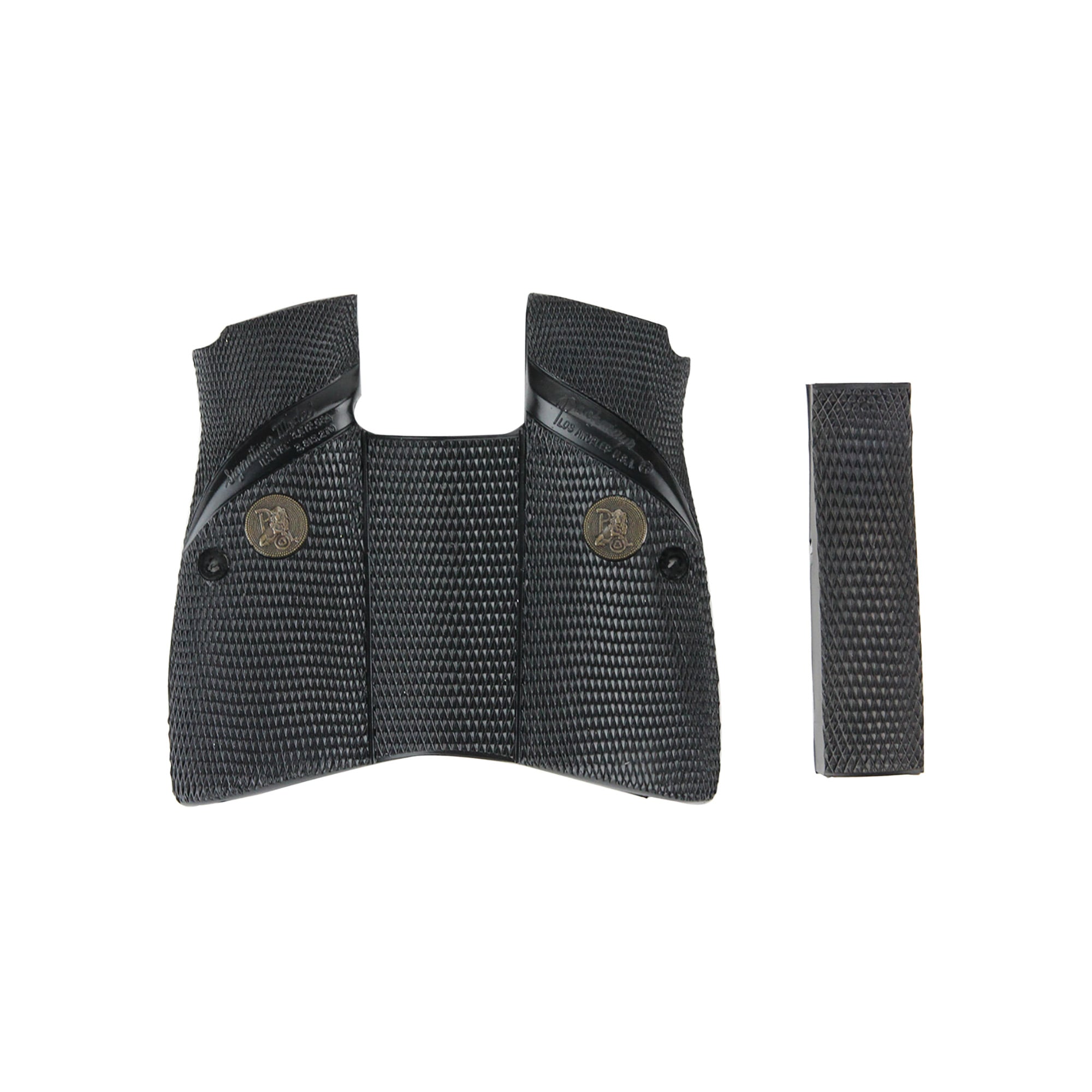 Pachmayr Grip Signature, Fits Browning Hi-Power with Blackstrap, Black