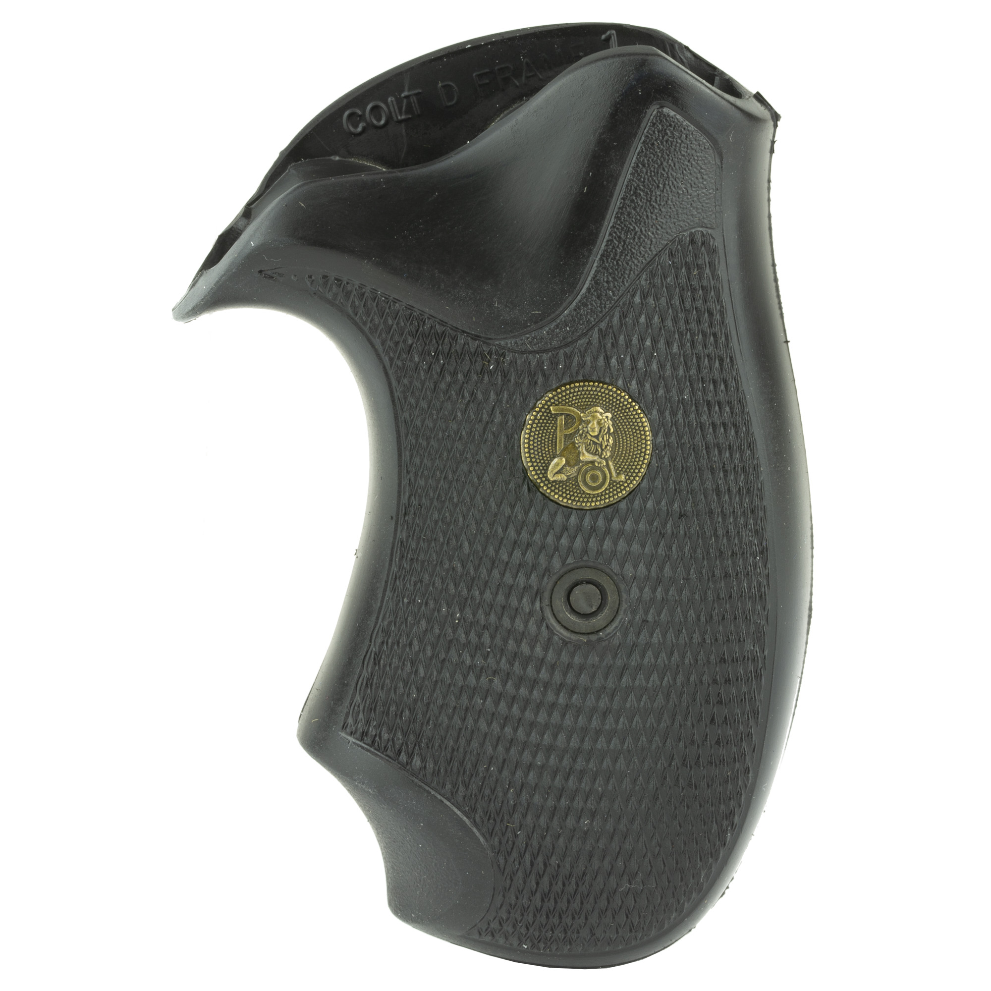 Pachmayr Pachmayr Grip Compact, Fits Colt D Post 1971 Revolver, Black