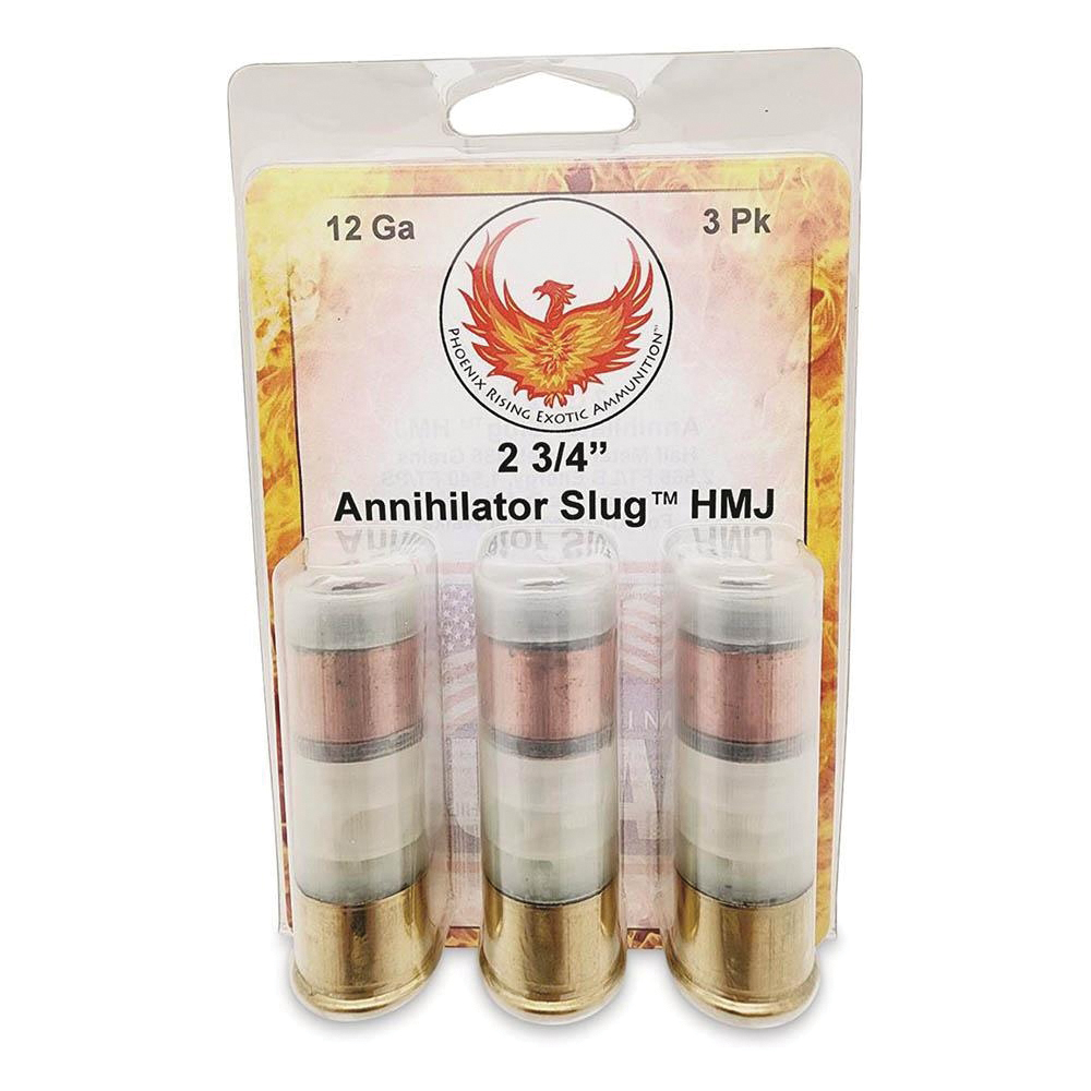 Phoenix Rising Annihilator 12 Gauge Jacketed Shotshell Slug, 485 gr 3rds - Phoenix Rising