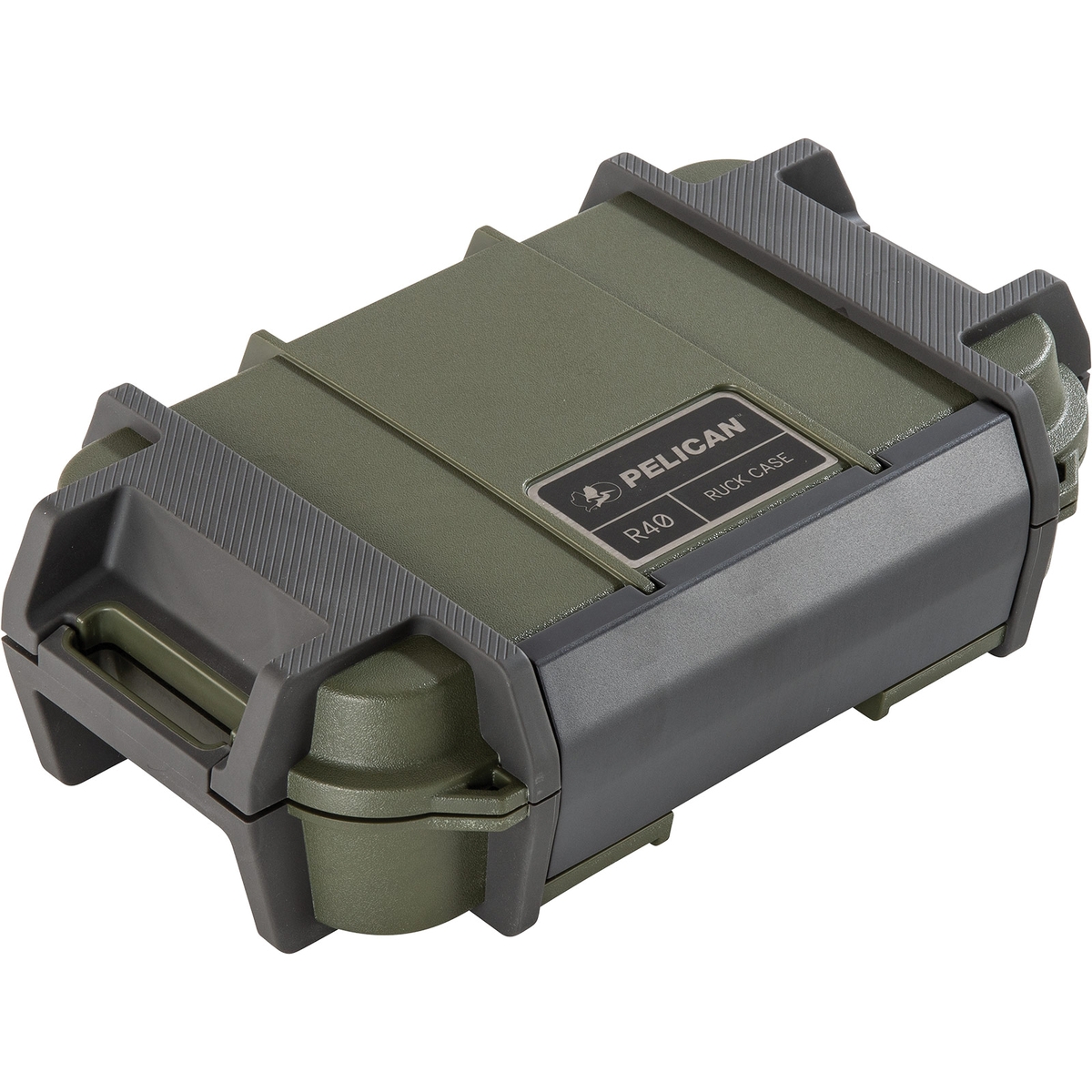 Pelican R40 9.84" x 6.12" x 2.89" Large Personal Utility Ruck Case, OD Green - Pelican