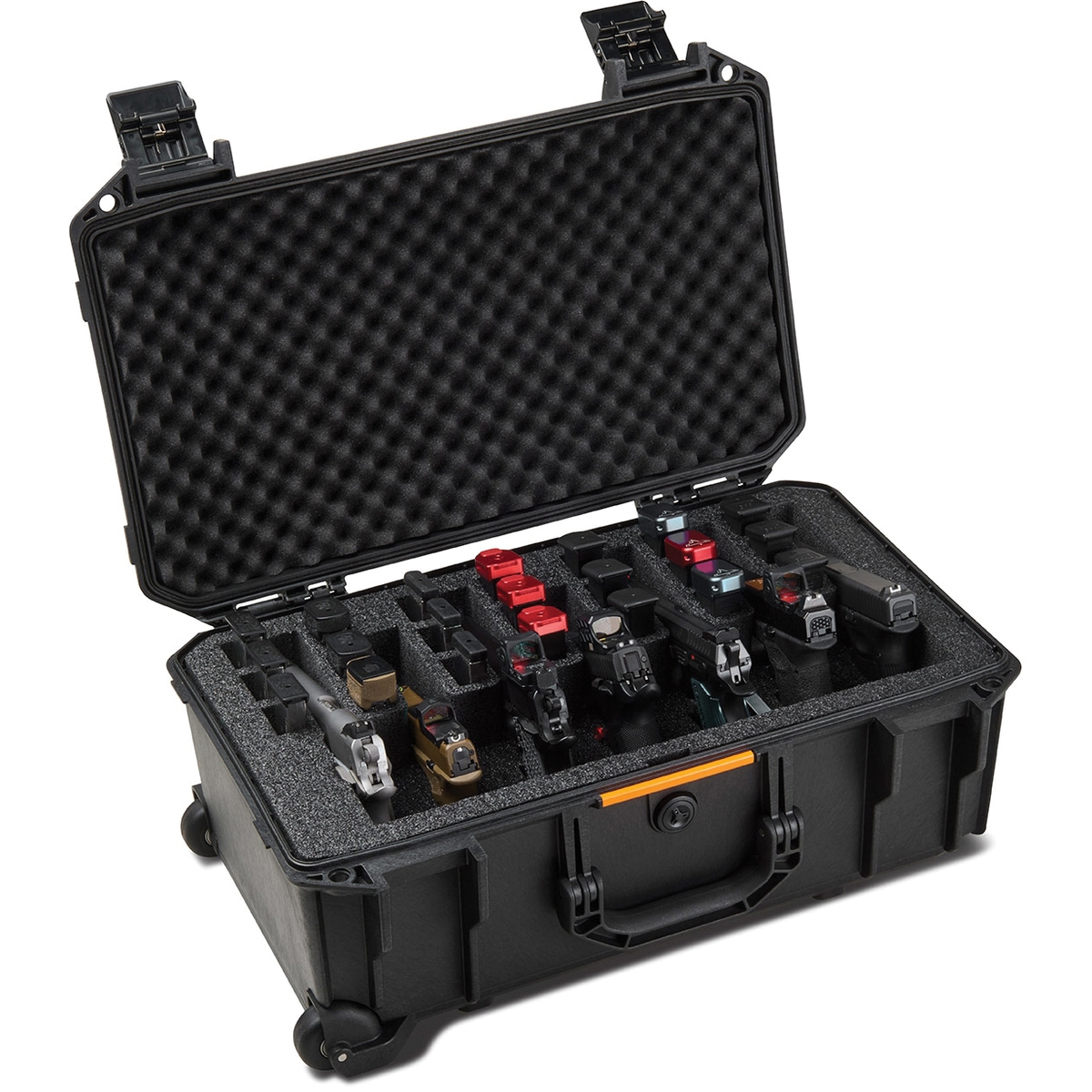 Pelican V525PF7 Vault 22" x 14" x 9" Pistol Case, Black - Pelican