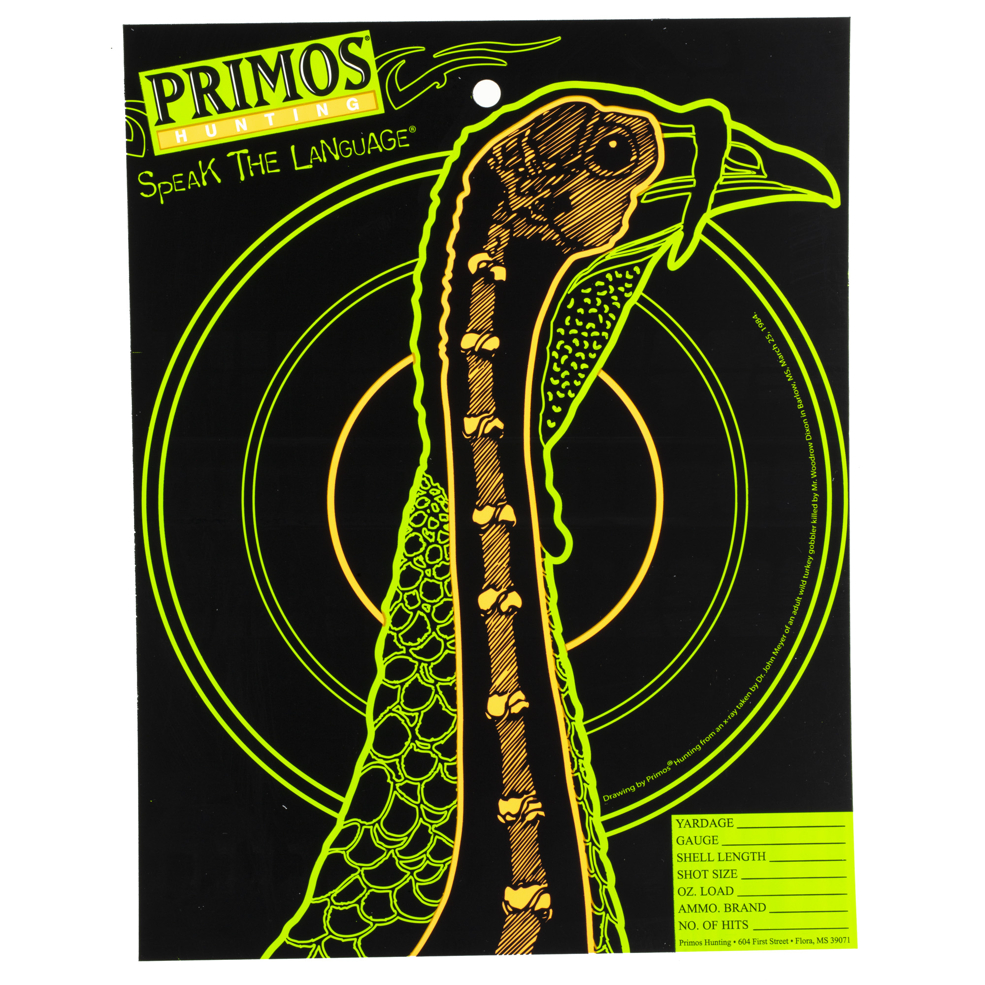 Primos Turkey VisiShot Target, Poly Bag - 6042 - Primos