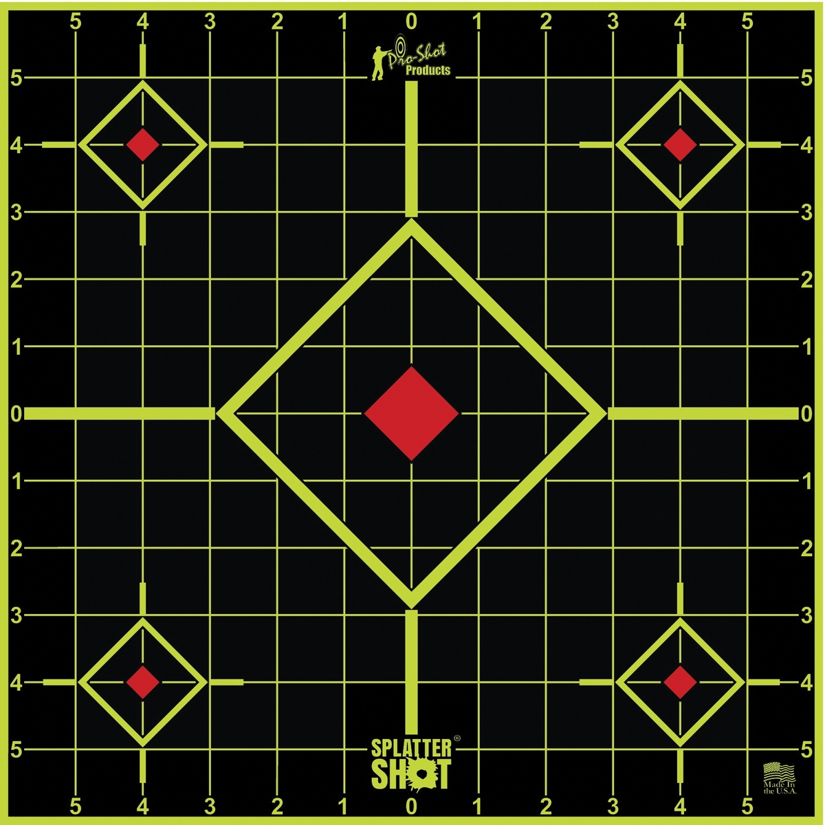 ProShot Splatter Shot Sight-In Target, Green - Proshot