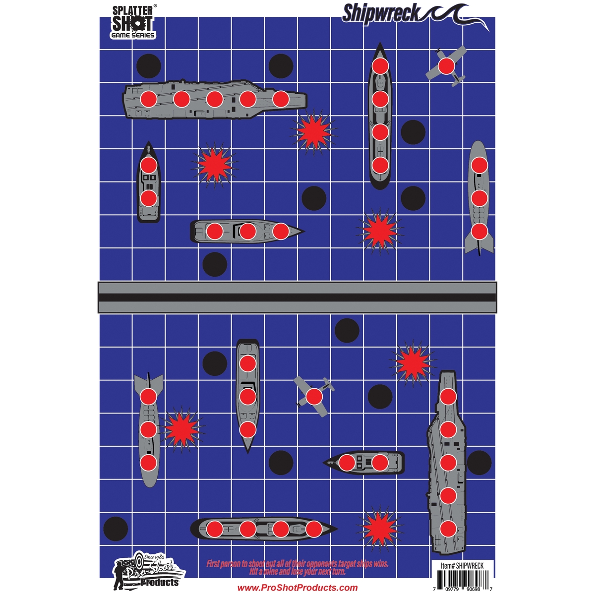 ProShot Splatter Shot Game Shipwreck Target