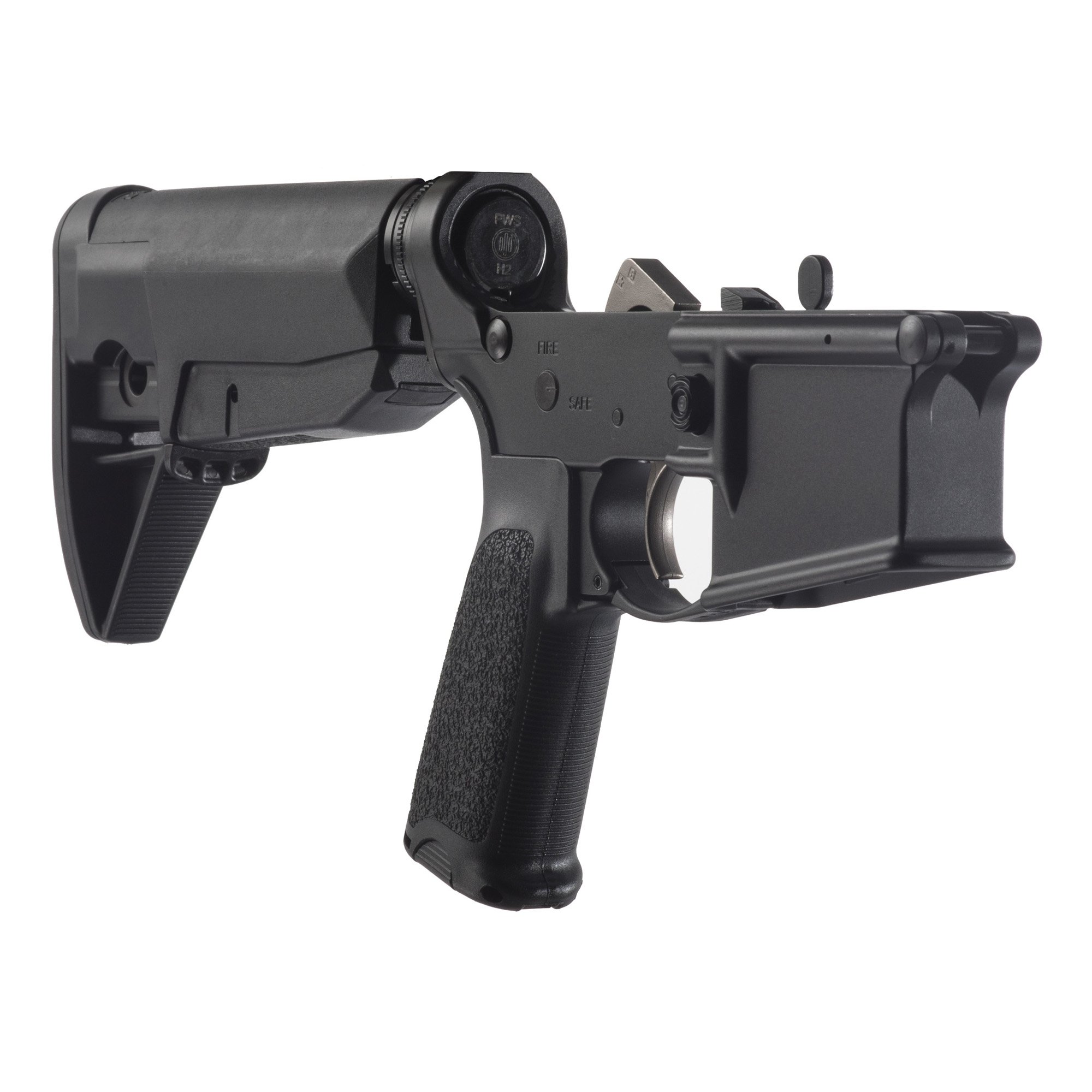 Primary Weapons Systems MK1 5.56x45mm AR Lower, Black - 18M100RM1B - Primary Weapons Systems