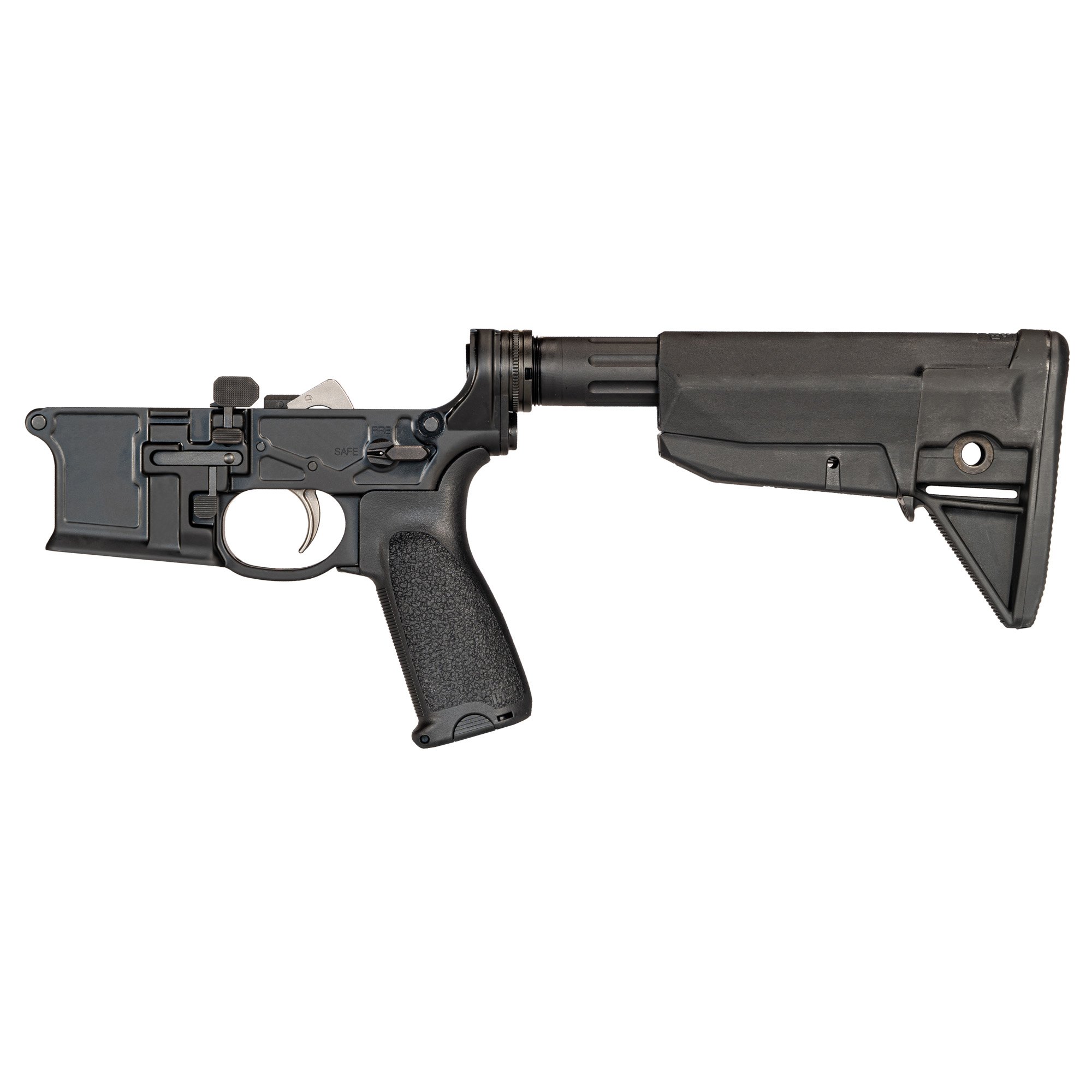 Primary Weapons Systems MK1 5.56x45mm AR Lower, Black - 222M100RM1B - Primary Weapons Systems