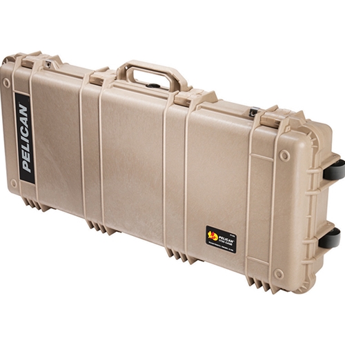 Pelican 1700 Weapon Case, Desert Tan with Solid Foam - 1700-000-190 - Pelican