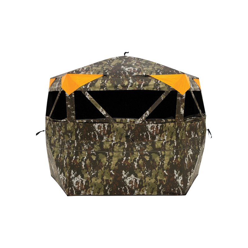 Barronett Blinds SPY 5 72" 2-Vertical Corner Ground Blind, Crater Harvest Camouflage - Barronett Blinds
