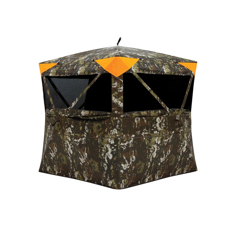 Barronett Blinds Overwatch 66" x 66" x 75" Vertical Corner Blind, Crater Harvest Camouflage - Barronett Blinds