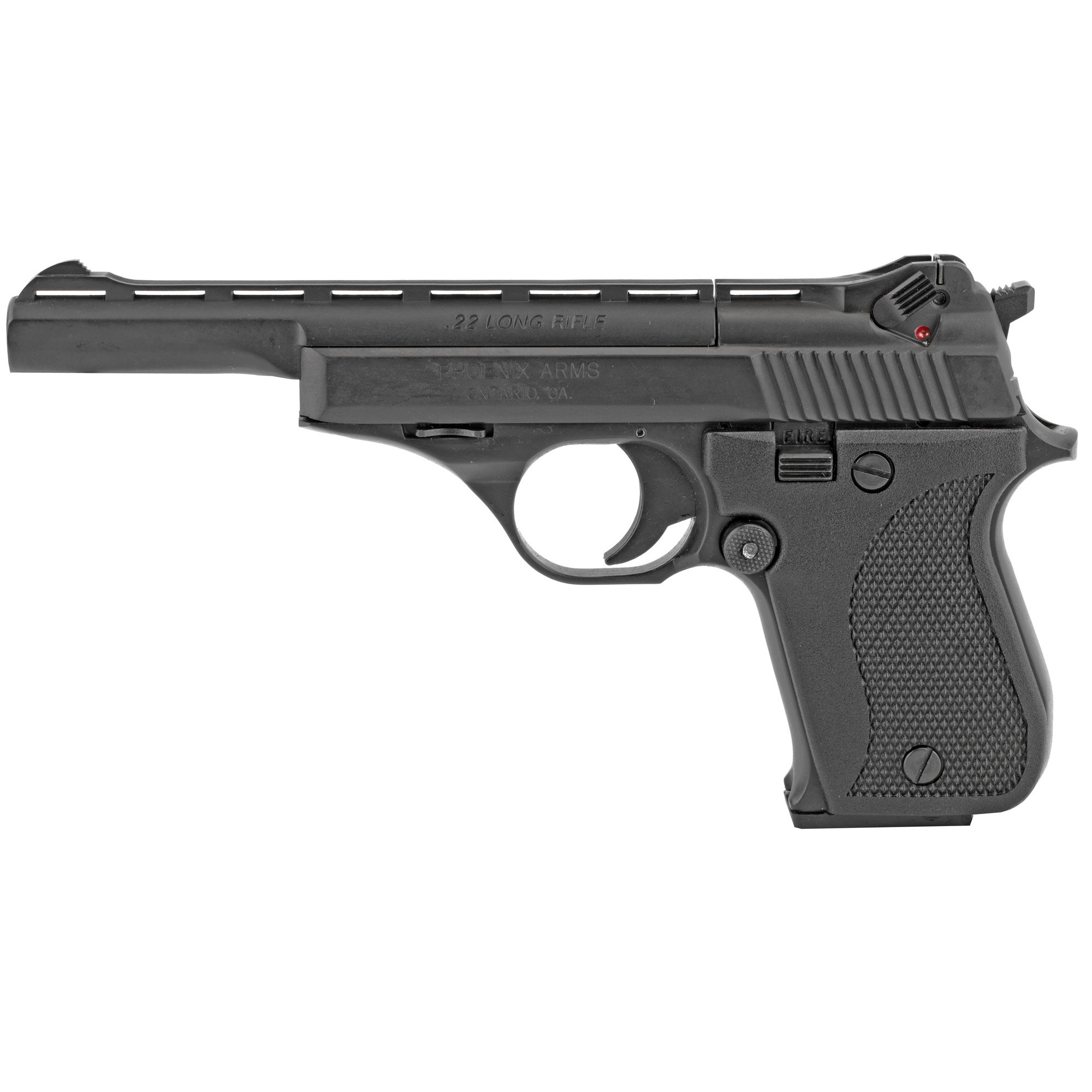 Phoenix HP22A .22LR Pistol, 3" Barrel, Adjustable Sights, Black - HP22ADRMB - Phoenix Arms