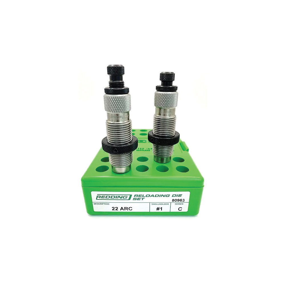 Redding Reloading Equipment .22 ARC Rifle Full-Length 2-Die Set - Redding Reloading Equipment