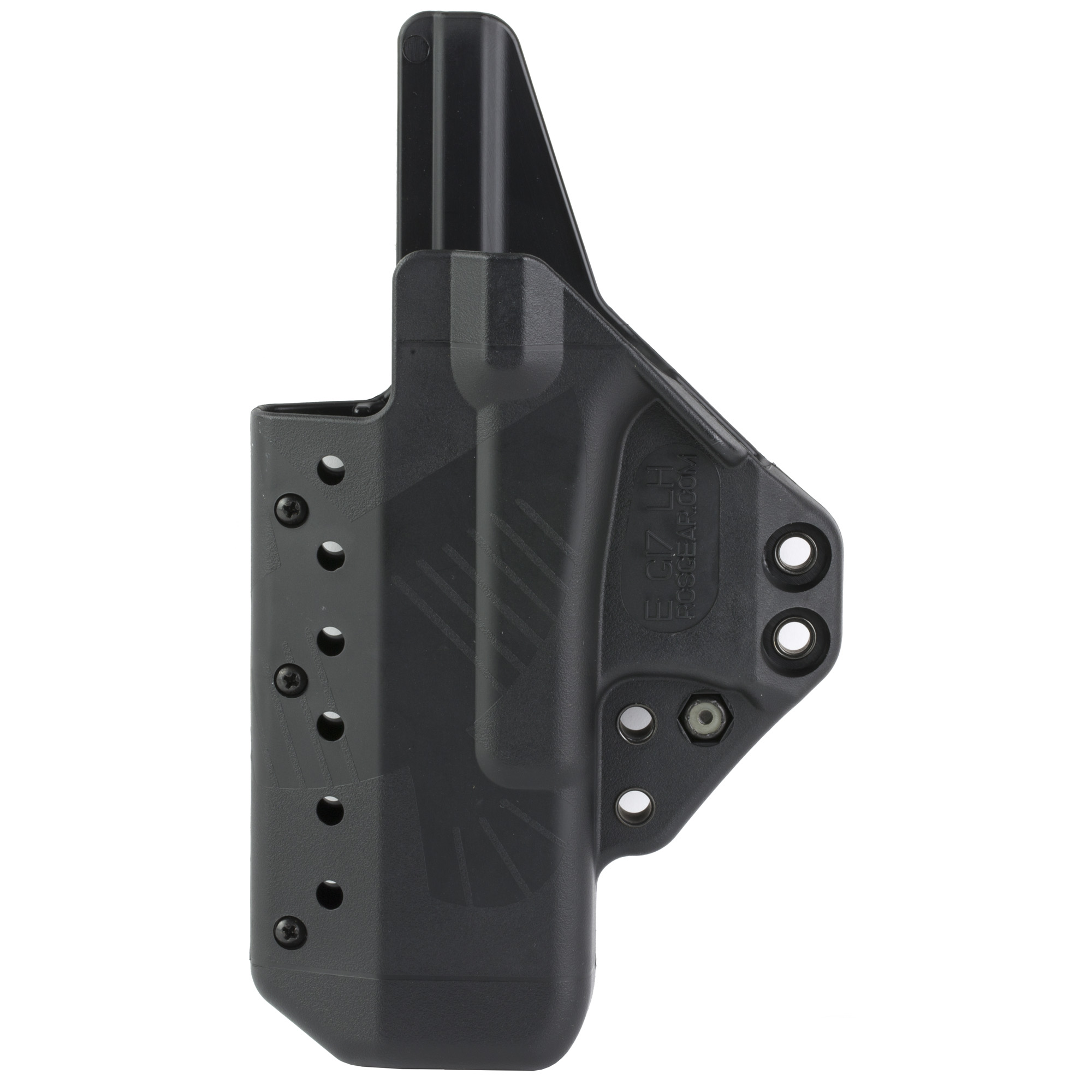 Raven Concealment Eidolon Left Hand Belt Holster for Glock 17/22/31, Black - EG17LHBKF - Raven Concealment