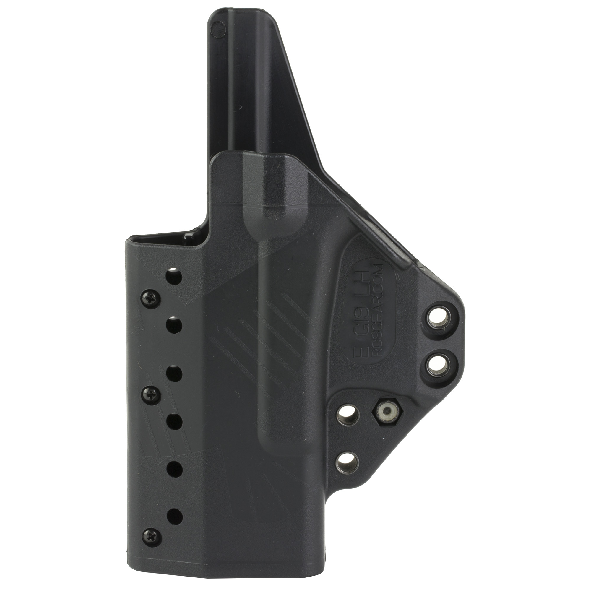Raven Concealment Eidolon Left Hand Belt Holster for Glock 19/23/32, Black - EG19LHBKF - Raven Concealment