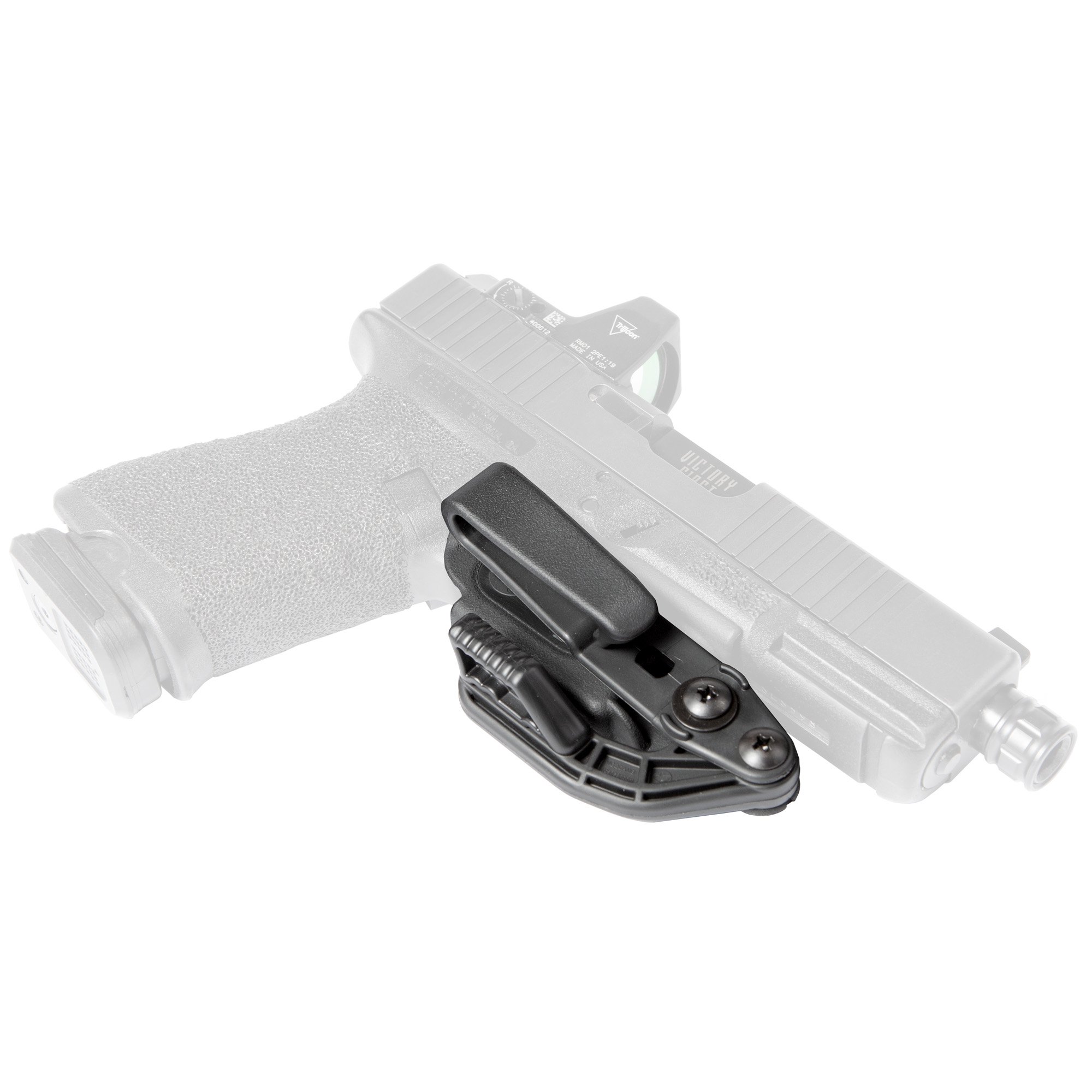 Raven Concealment Ambidextrous IWB Holster for Glock Pistol Models, Black - VG2GLBKOHADV - Raven Concealment