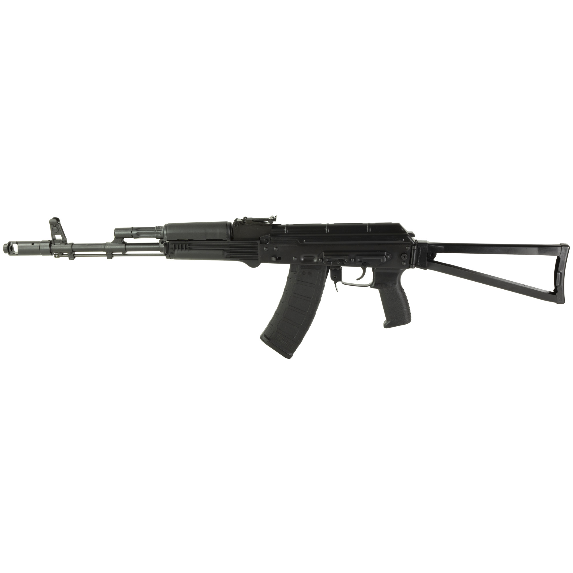 Riley Defense 5.45x39mm AK Rifle with 16" Barrel, Side Folding Stock, Black - RAK74PSF - Riley Defense