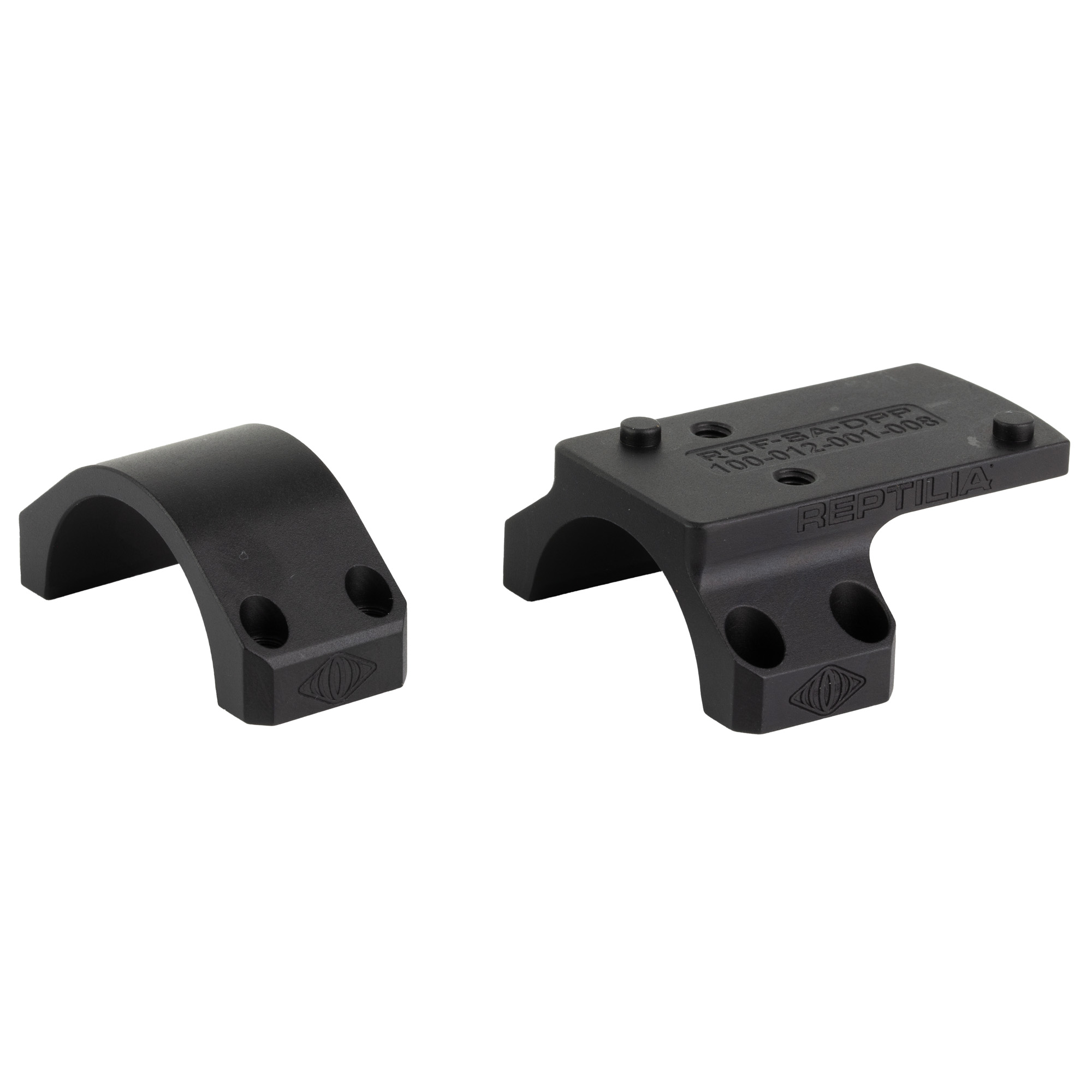Reptilia ROF-SAR, Mount, For Leupold Delta Point Pro, Fits 30mm Optic, Anodized, Black - Reptilia