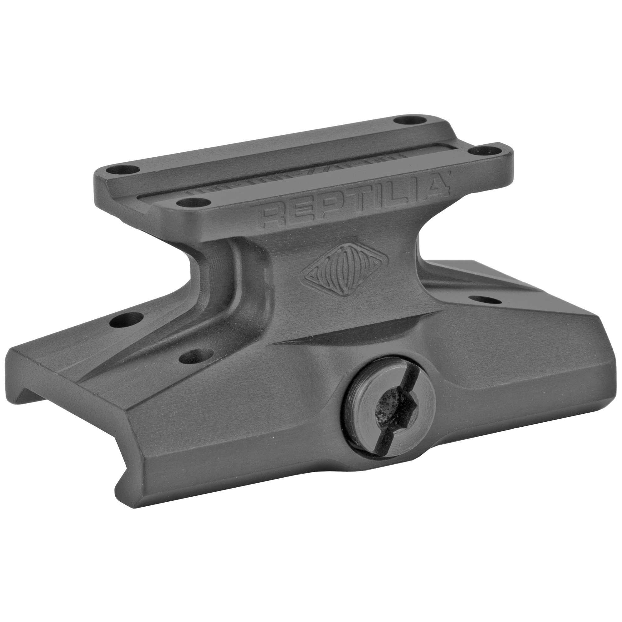 Reptilia DOT Mount, Lower 1/3 Co-Witness, Fits Trijicon MRO, Anodized Black - Reptilia