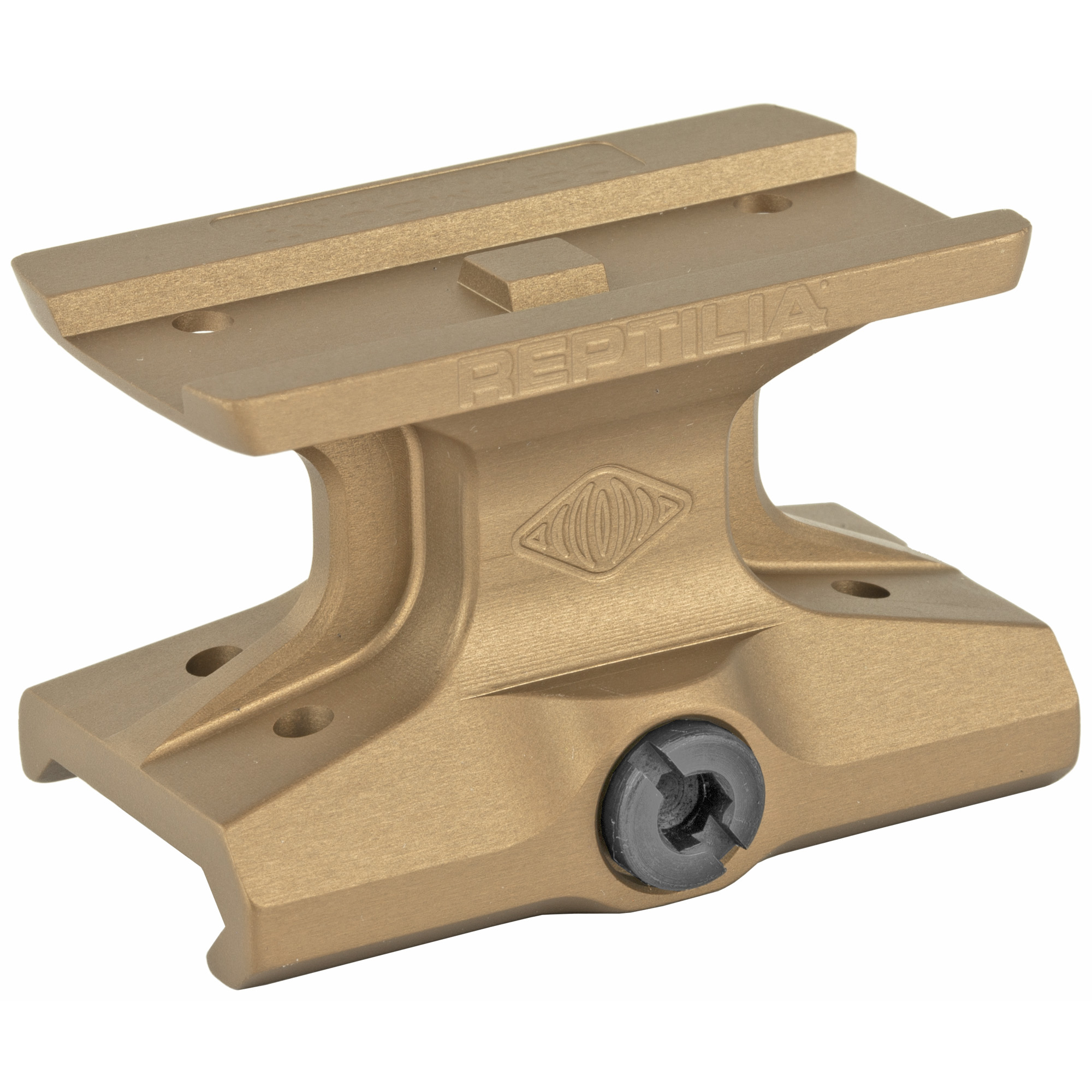 Reptilia DOT Mount, Lower 1/3 Co-Witness, Fits Aimpoint Micro, Anodized Flat Dark Earth - Reptilia