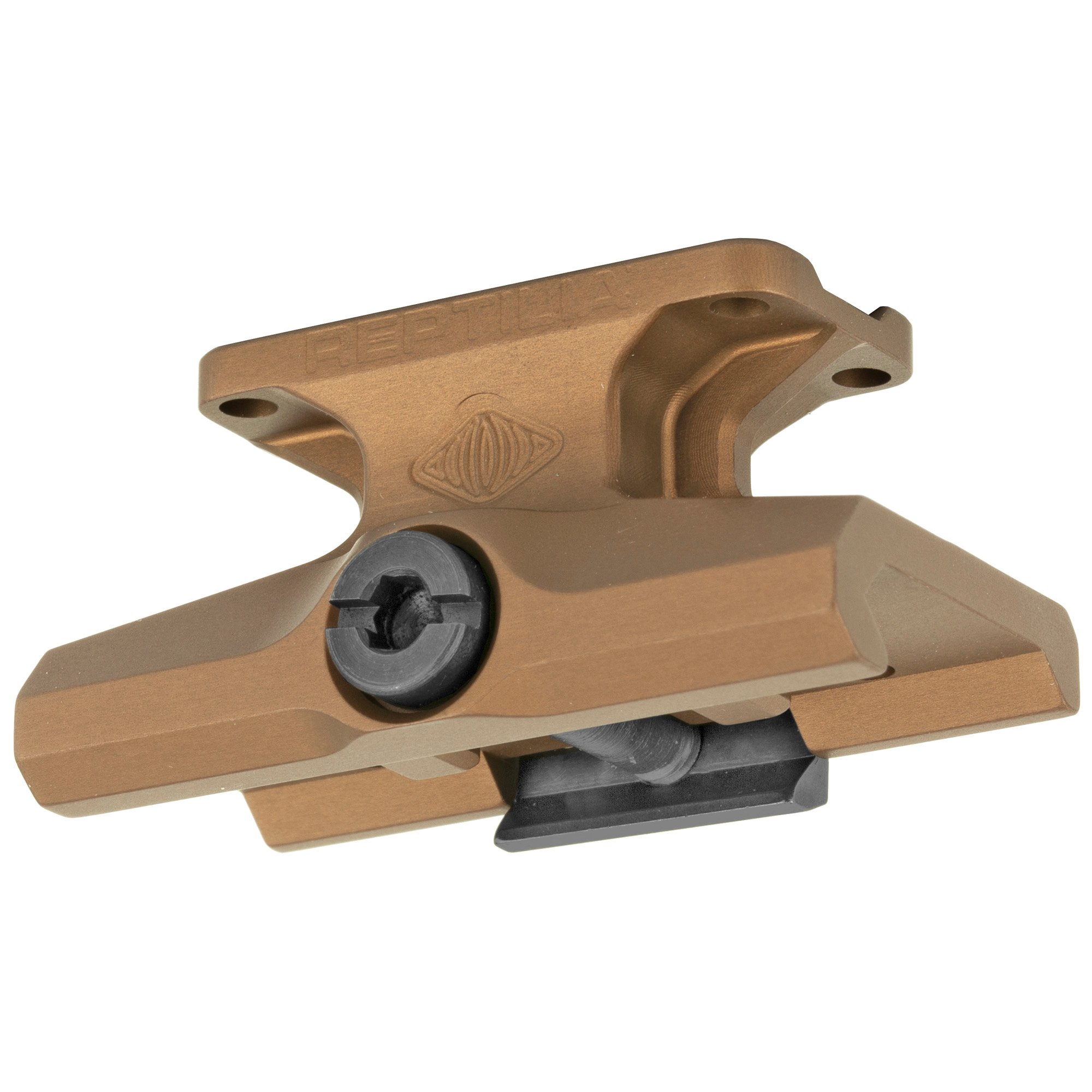 Reptilia DOT Mount, Lower 1/3 Co-Witness, Fits Trijicon MRO, Anodized Flat Dark Earth - Reptilia
