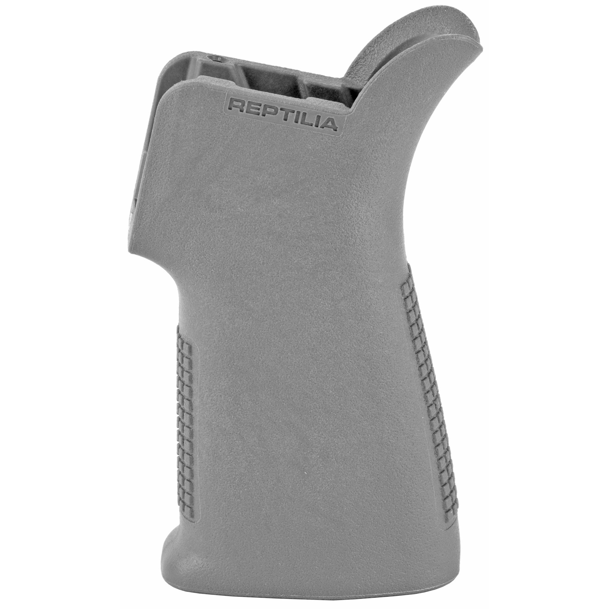 Reptilia CQG Pistol Grip, Gray, Fits AR Rifles - 100036 - Reptilia