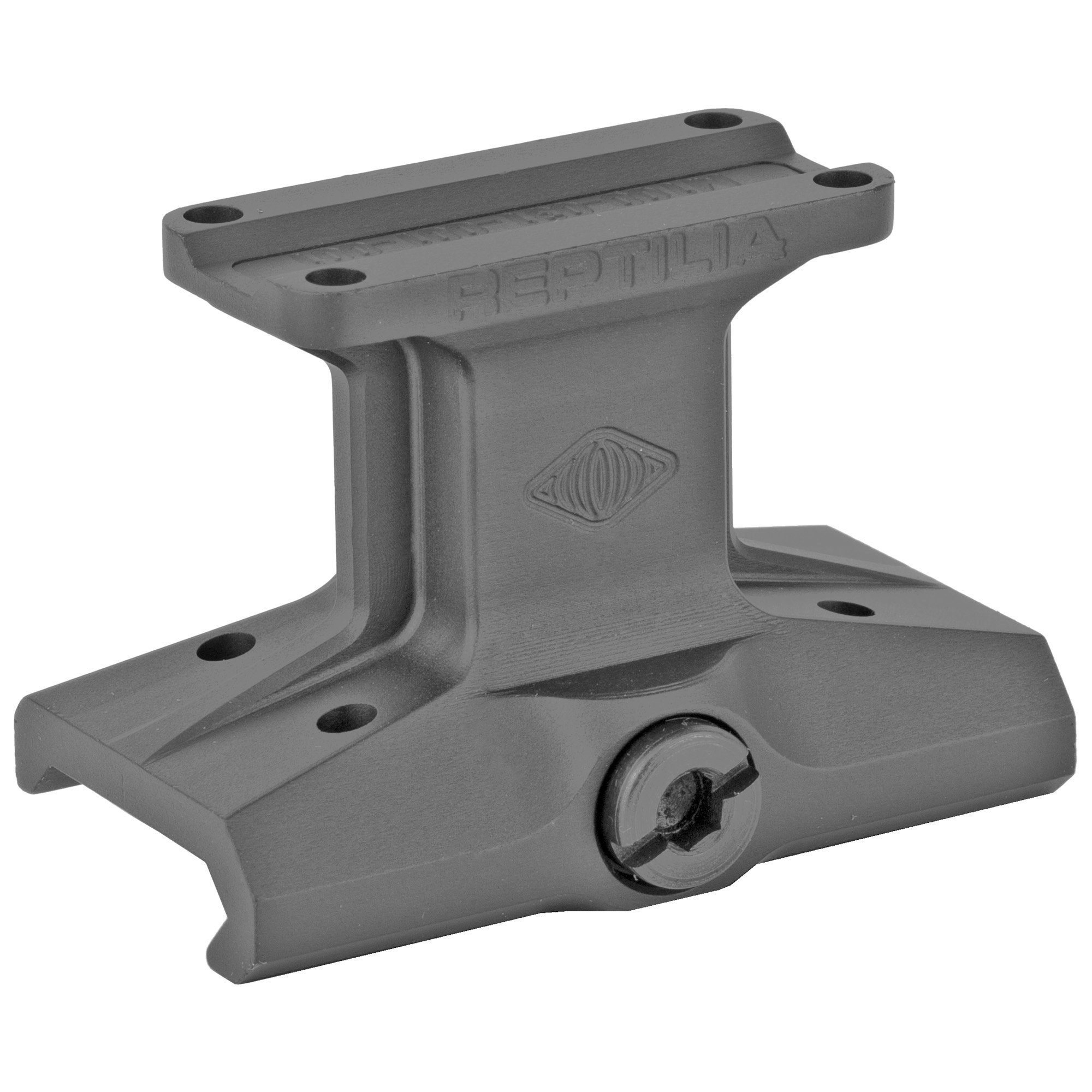 Reptilia DOT Mount, 1.93" Optical Axis Height, Fits Trijicon MRO, Anodized Black - Reptilia