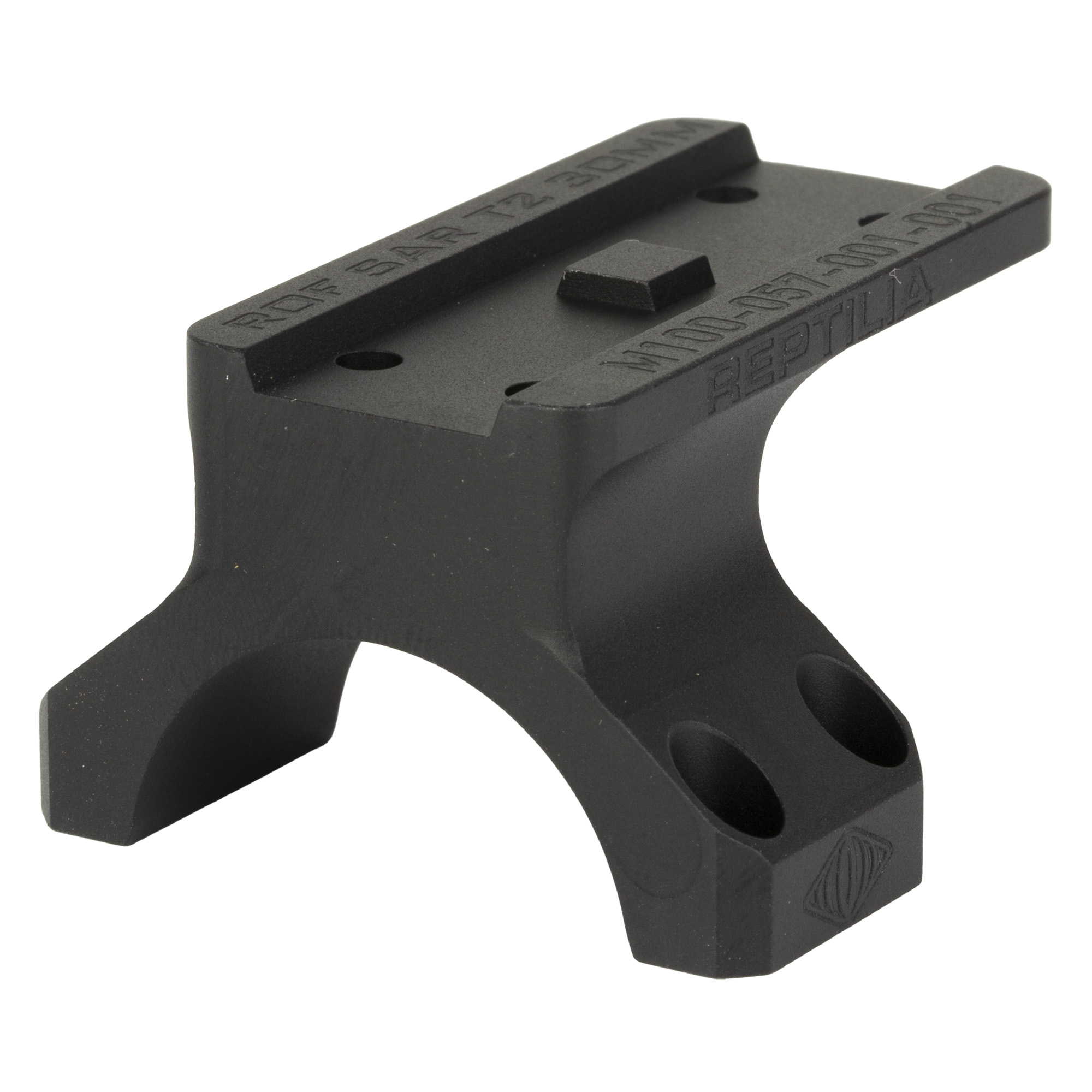 Reptilia ROF-90, Mount, For Aimpoint Micro Footprint, Fits 30mm Optic, Anodized, Black - Reptilia